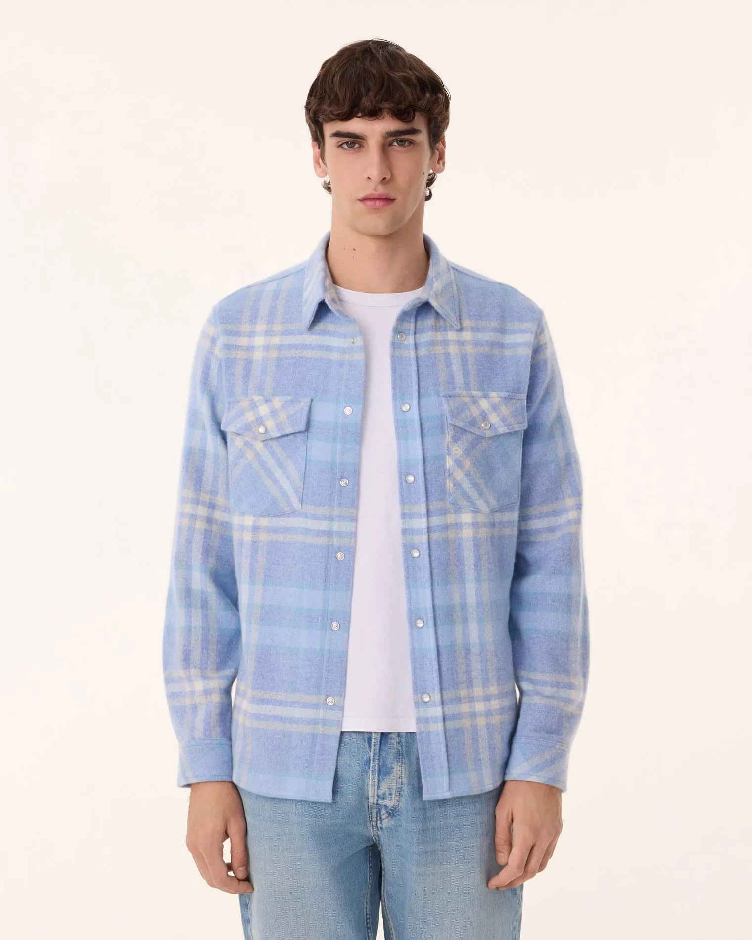 Chemise Timber Square bleu acier sold by Kutjen product image thumbnail 2