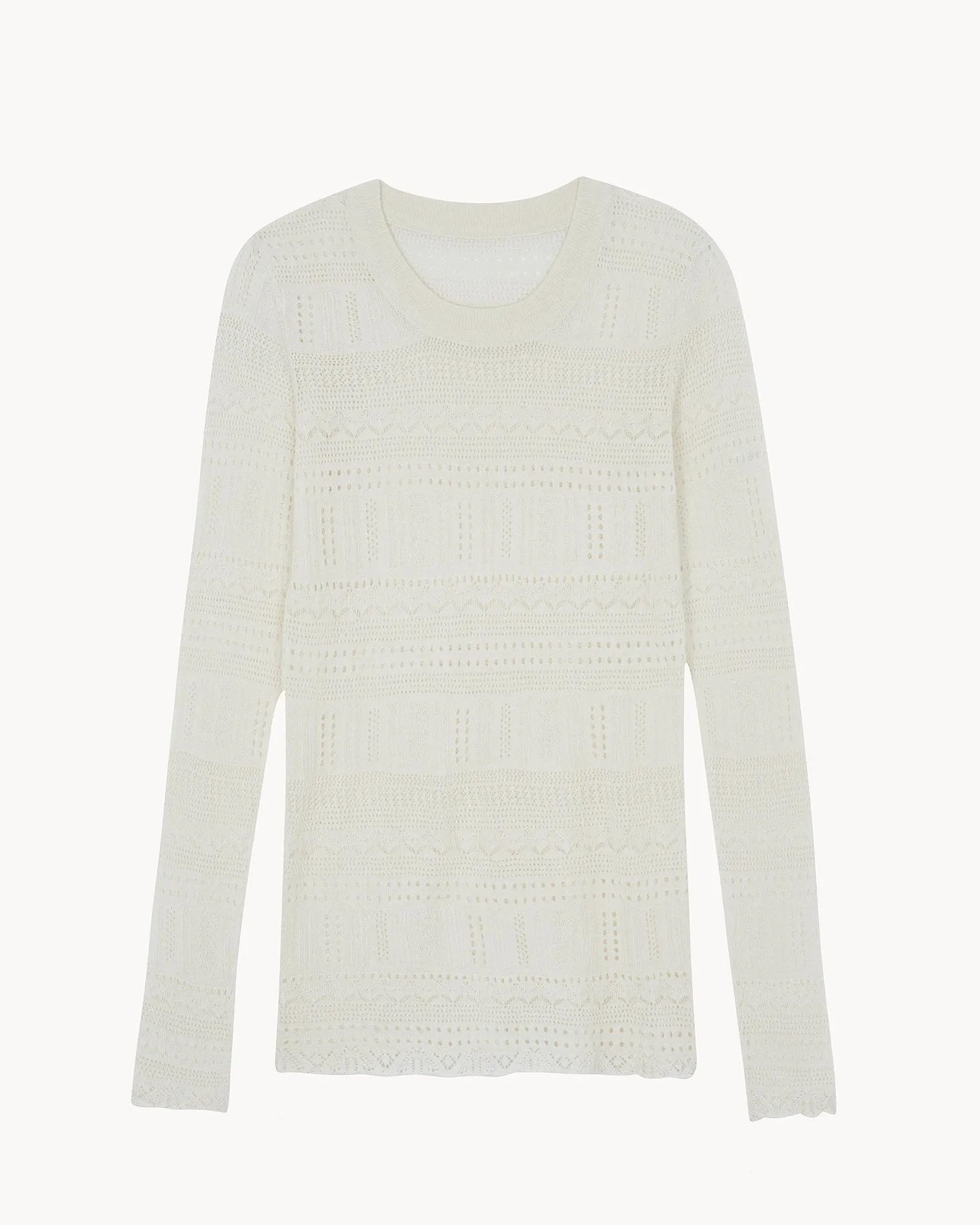 Top Semeti Pointelle blanc sold by Kutjen product image thumbnail 4