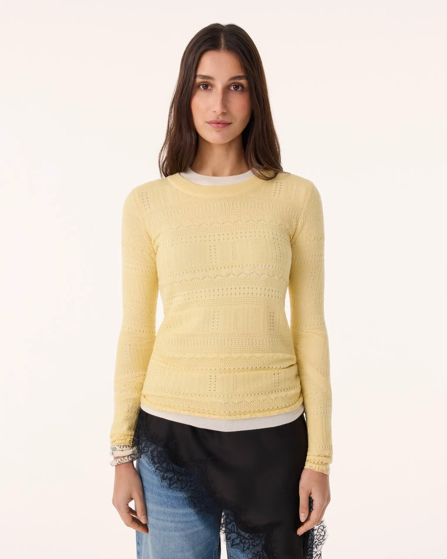 Top Semeti Pointelle anis sold by Kutjen product image thumbnail 2