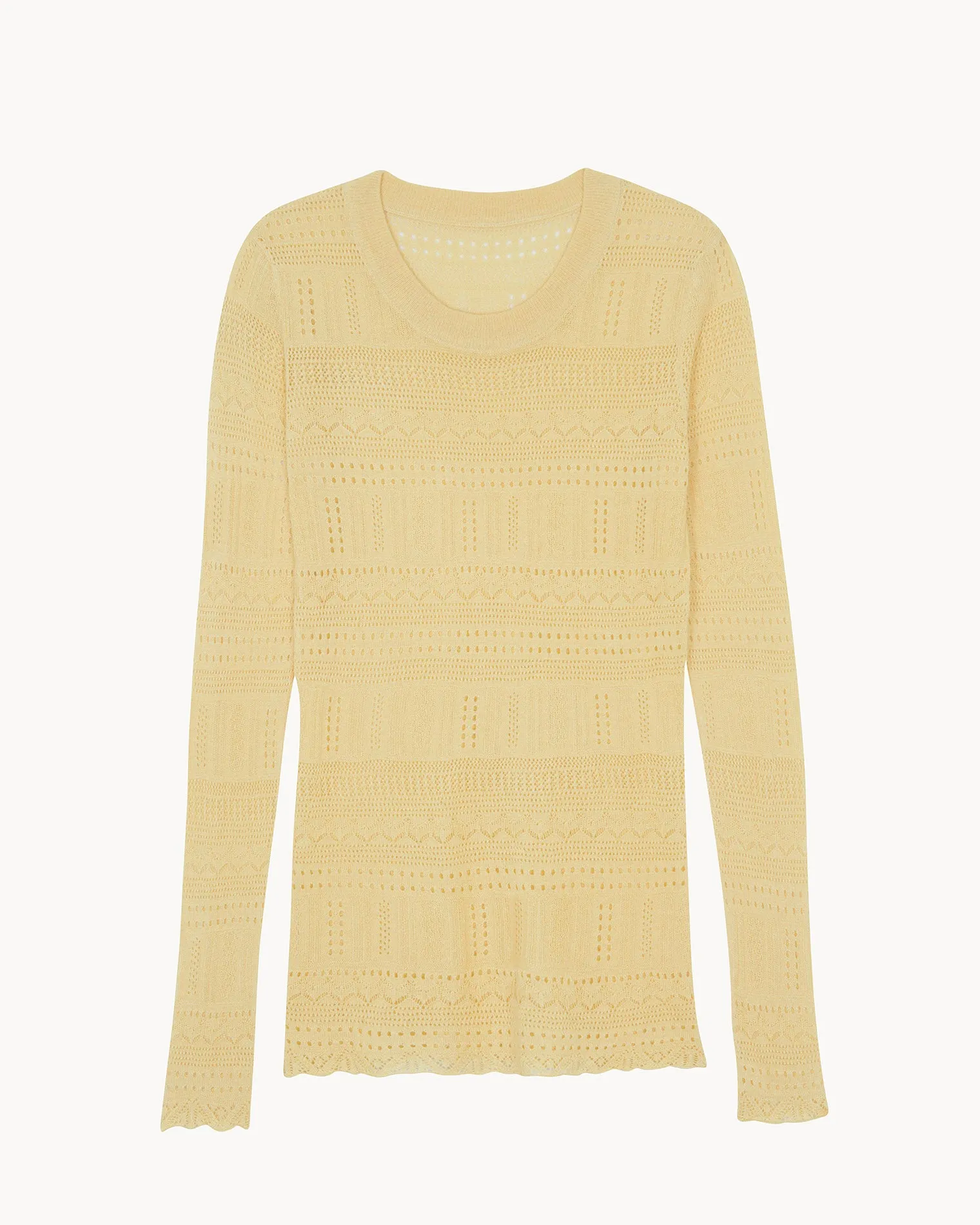 Top Semeti Pointelle anis sold by Kutjen product image thumbnail 4