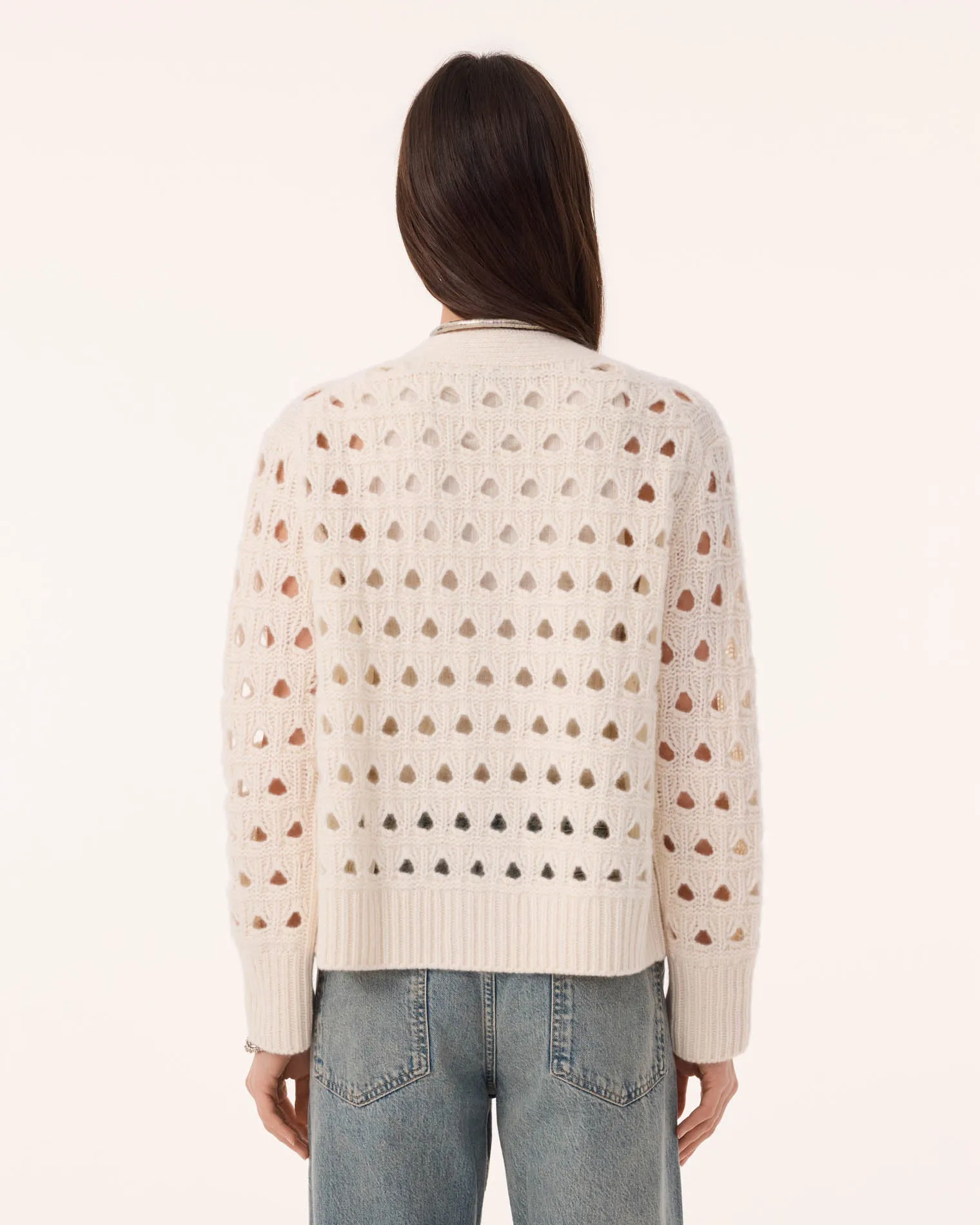 Cardigan Leocadia blanc sold by Kutjen product image thumbnail 3