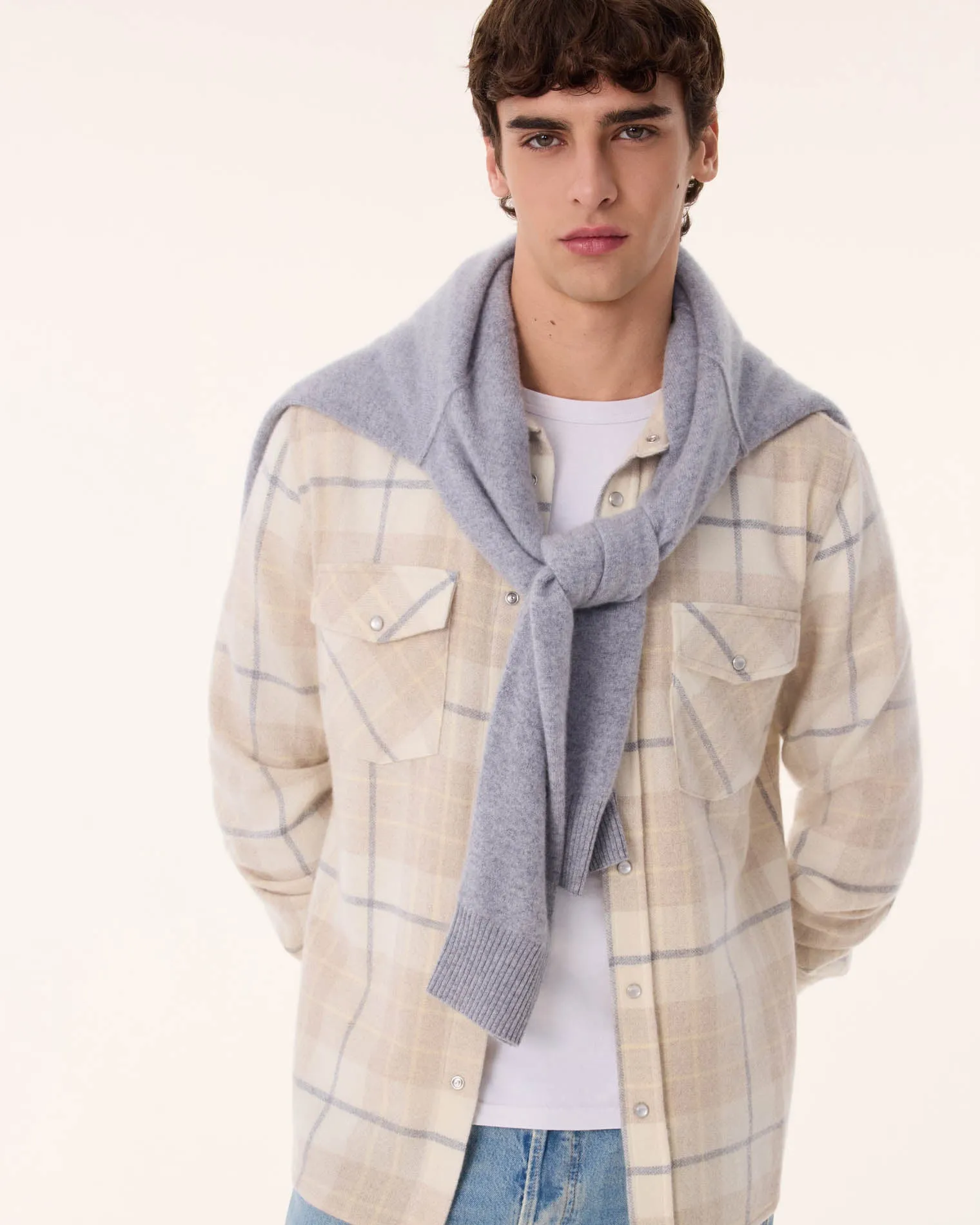 Chemise Timber Square blanc sold by Kutjen