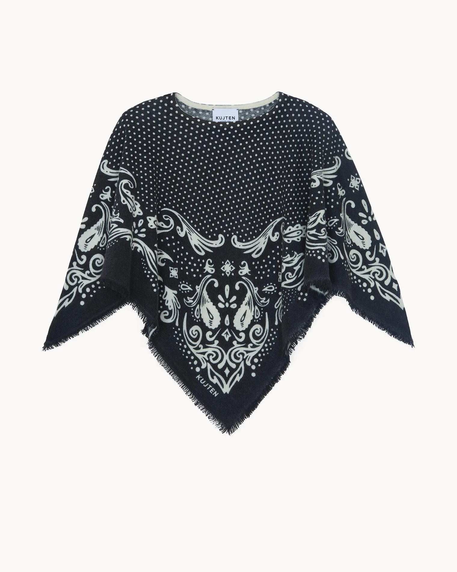 Poncho Ponchana Dot noir sold by Kutjen product image thumbnail 4