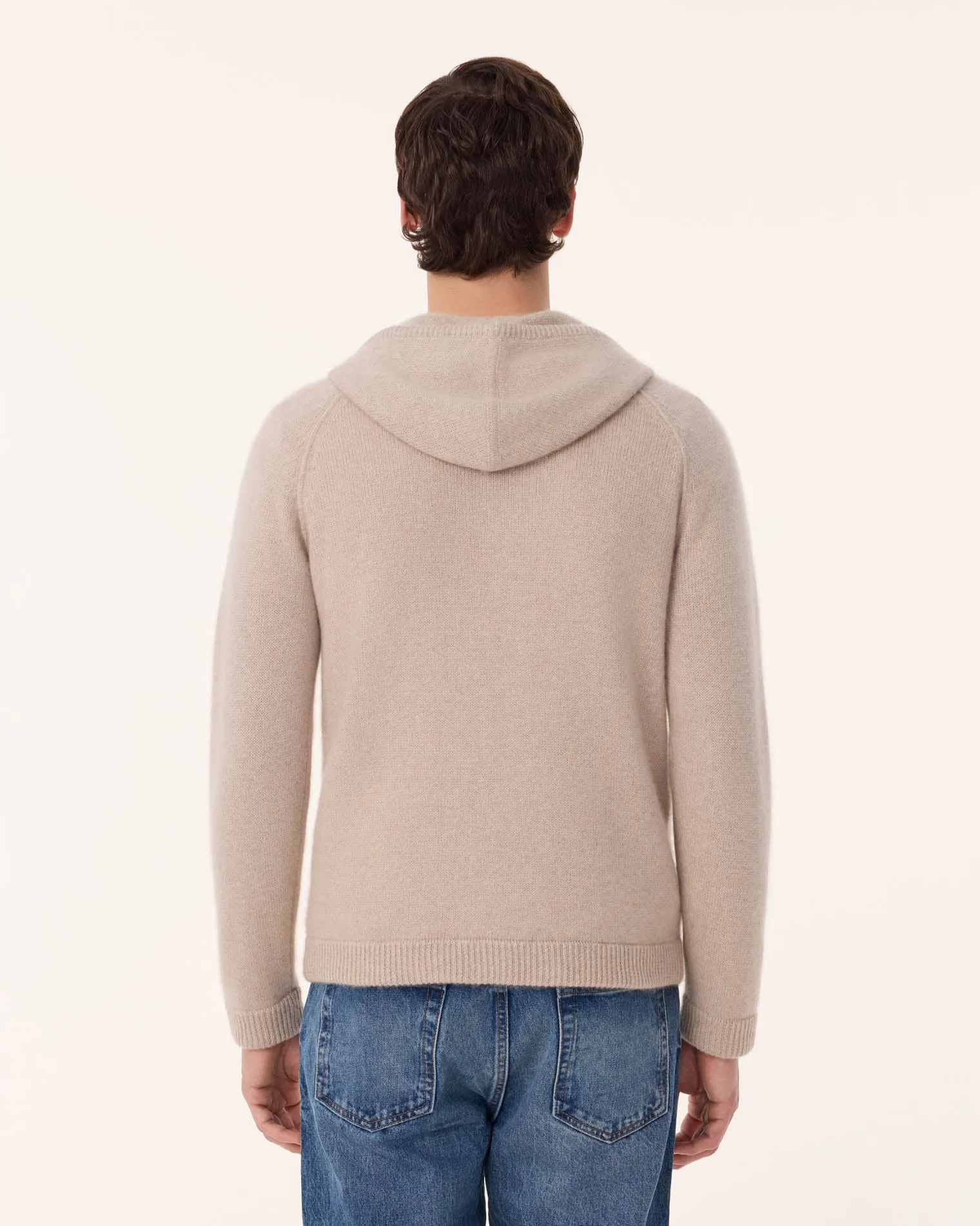 Pull Hoodie Arturo Lin beige chiné sold by Kutjen product image thumbnail 3