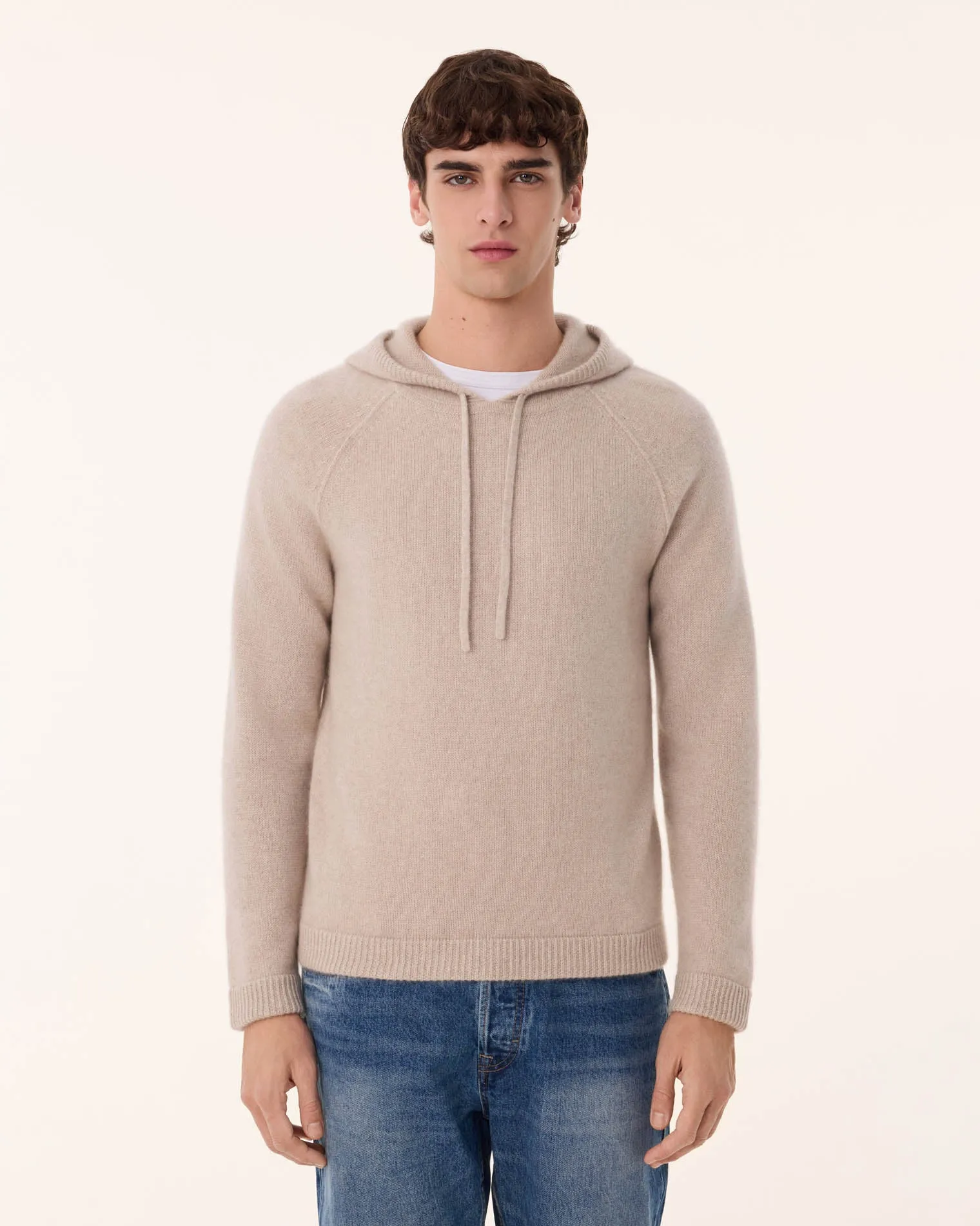 Pull Hoodie Arturo Lin beige chiné sold by Kutjen product image thumbnail 2