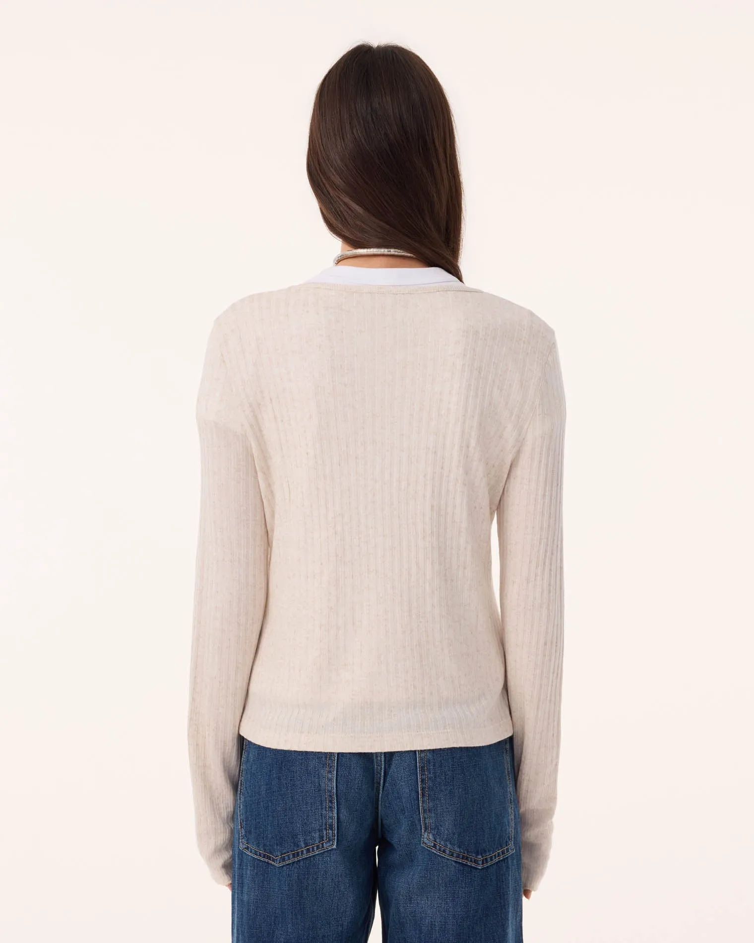 Pull Maori Linvi beige chiné sold by Kutjen product image thumbnail 3