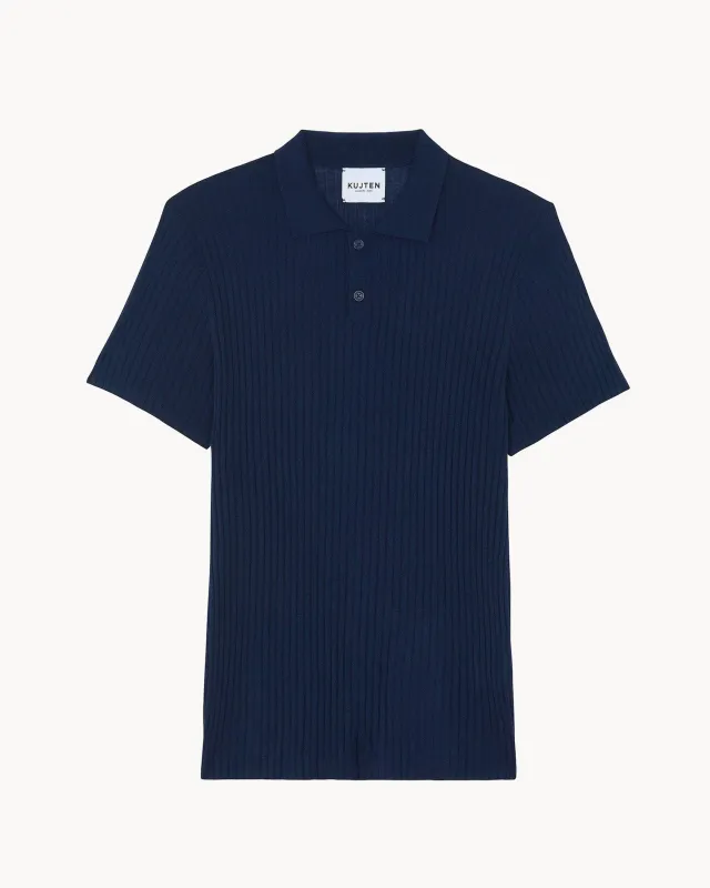 Polo Gary bleu marine foncé made by Kutjen