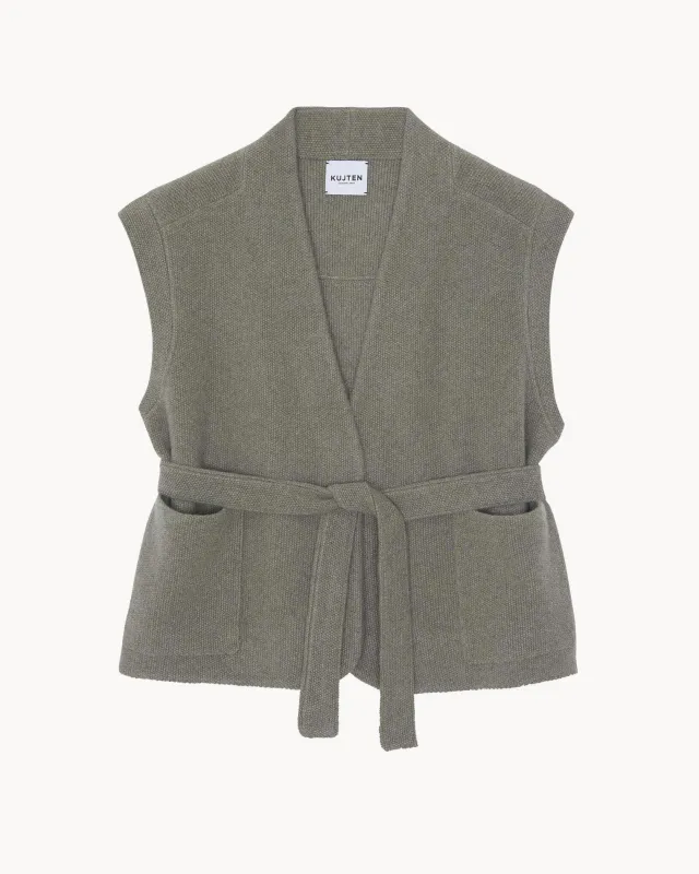 Veste Lali kaki chiné made by Kutjen
