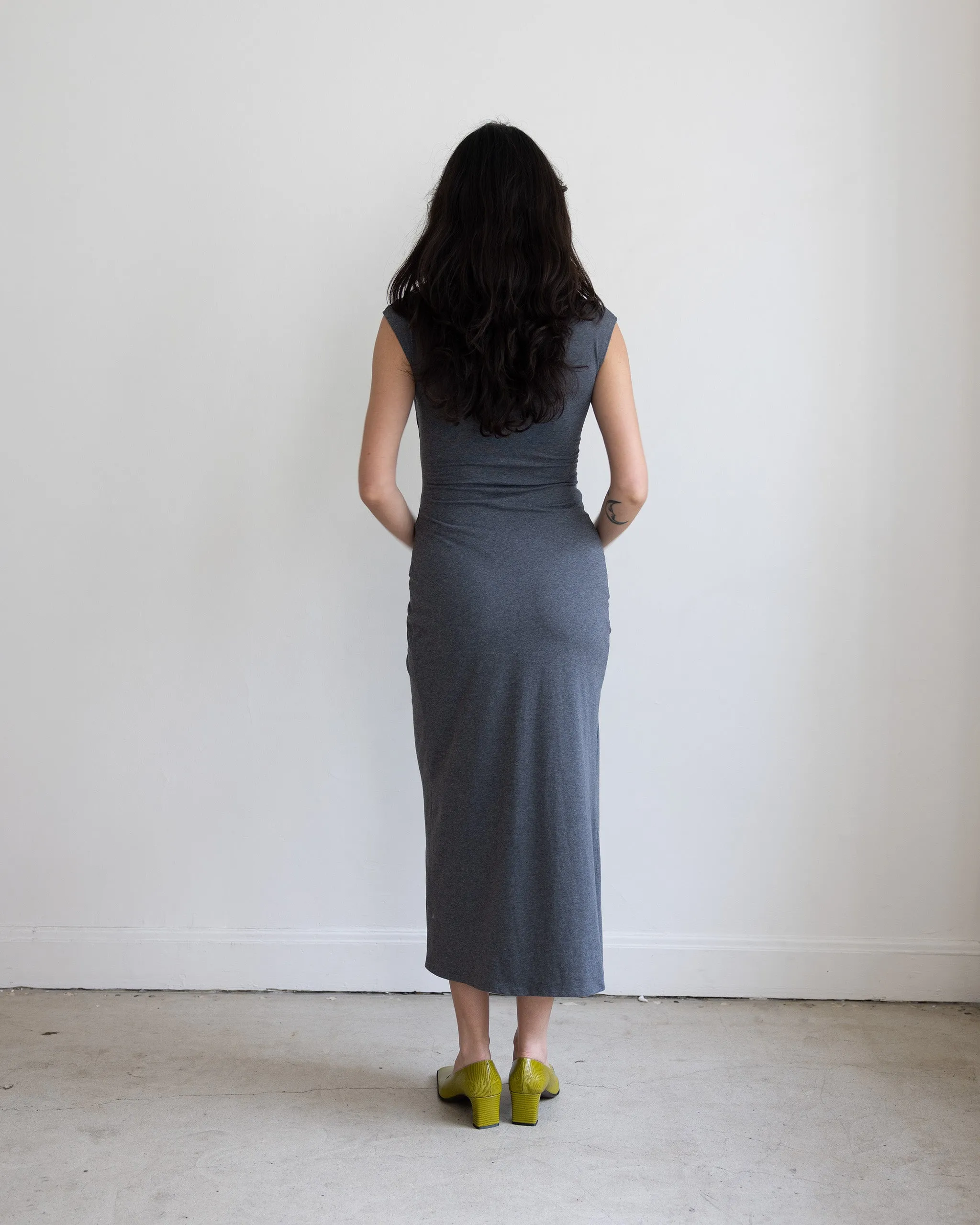 Mira Gathered Knit Dress sold by Pari Desai product image thumbnail 3