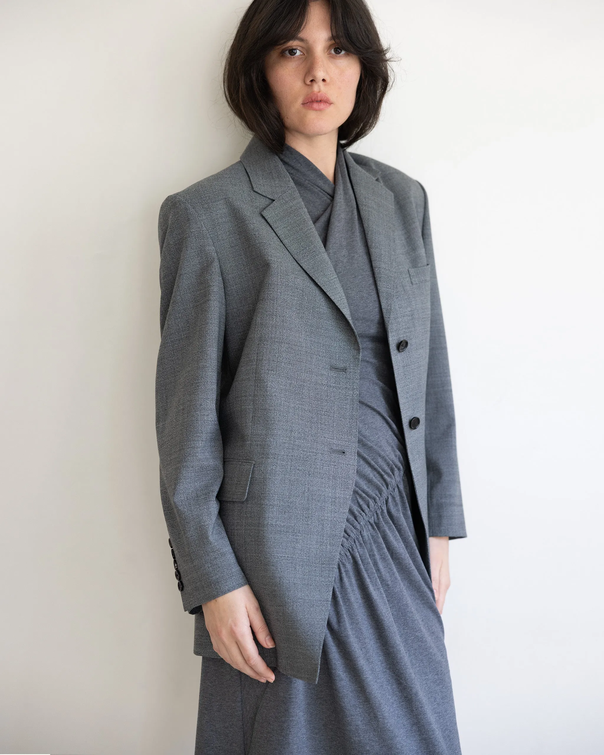 Mira Gathered Knit Dress sold by Pari Desai product image thumbnail 5