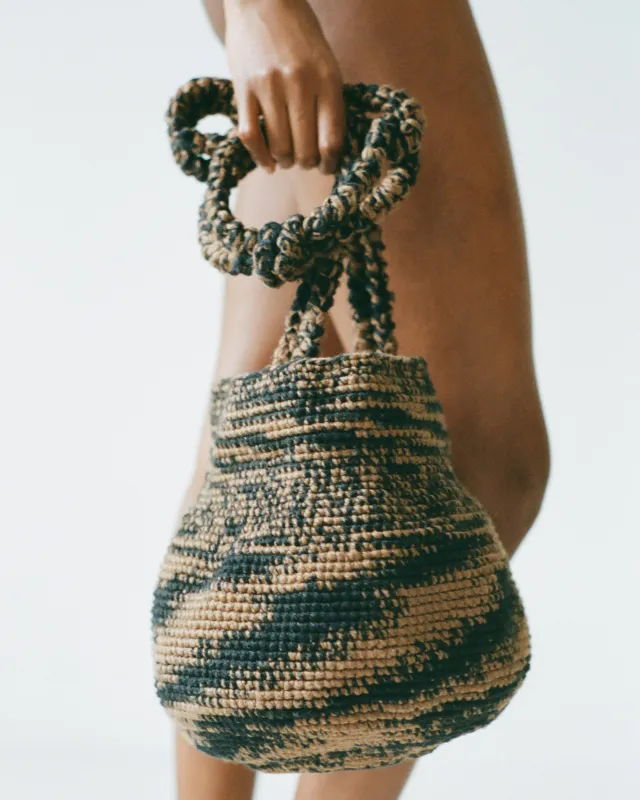 Amphora Bag Tortoise made by Pari Desai