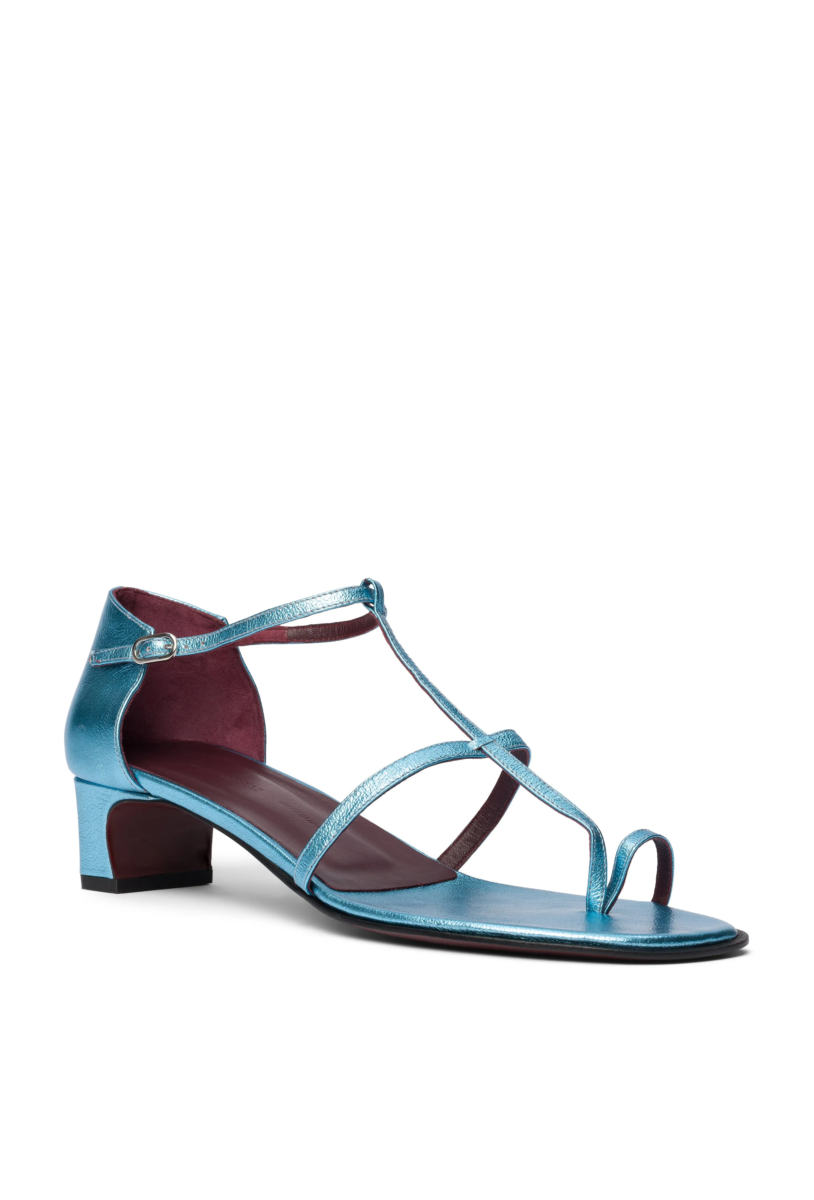 Devi Sandal Blue Metallic sold by Pari Desai product image thumbnail 2