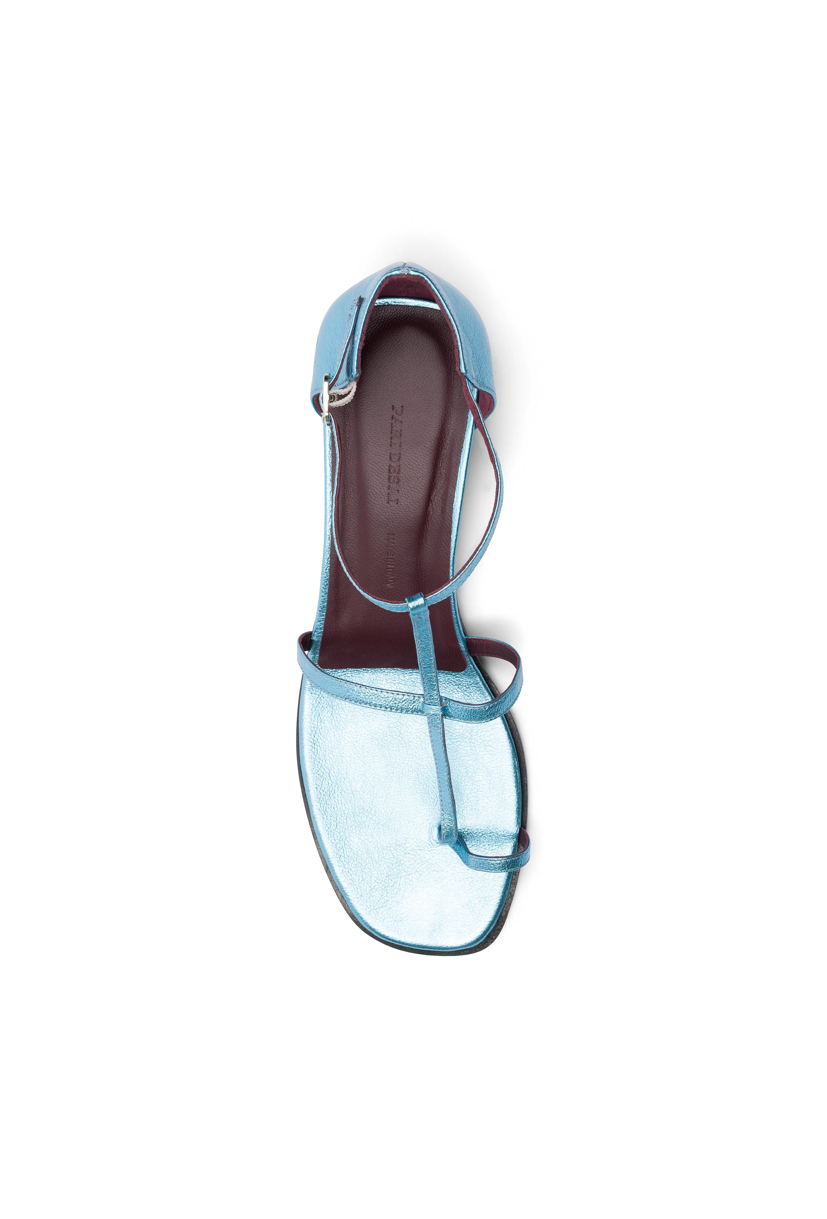 Devi Sandal Blue Metallic sold by Pari Desai product image thumbnail 3