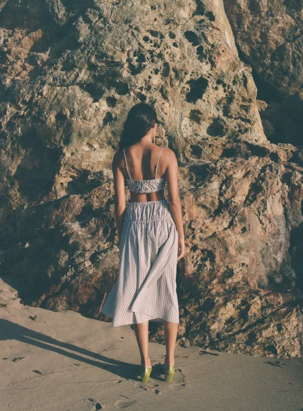 Lusha Striped Skirt made by Pari Desai