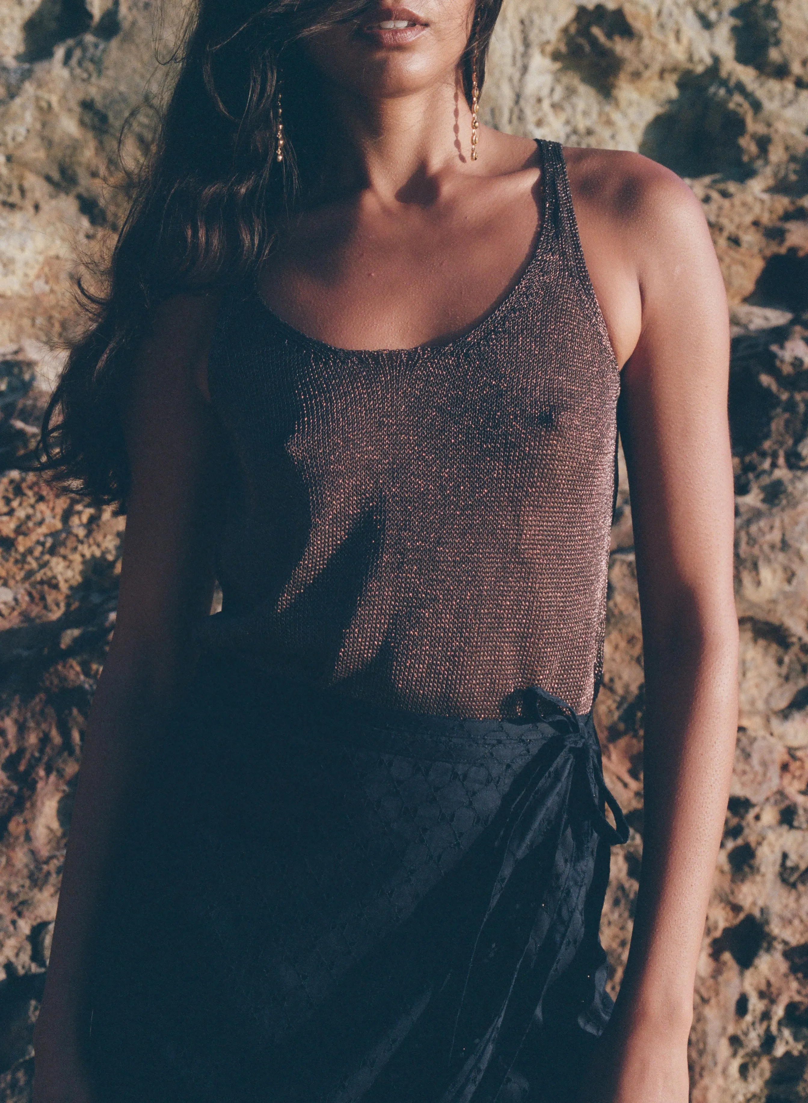 Zian Metallic Tank sold by Pari Desai product image thumbnail 3
