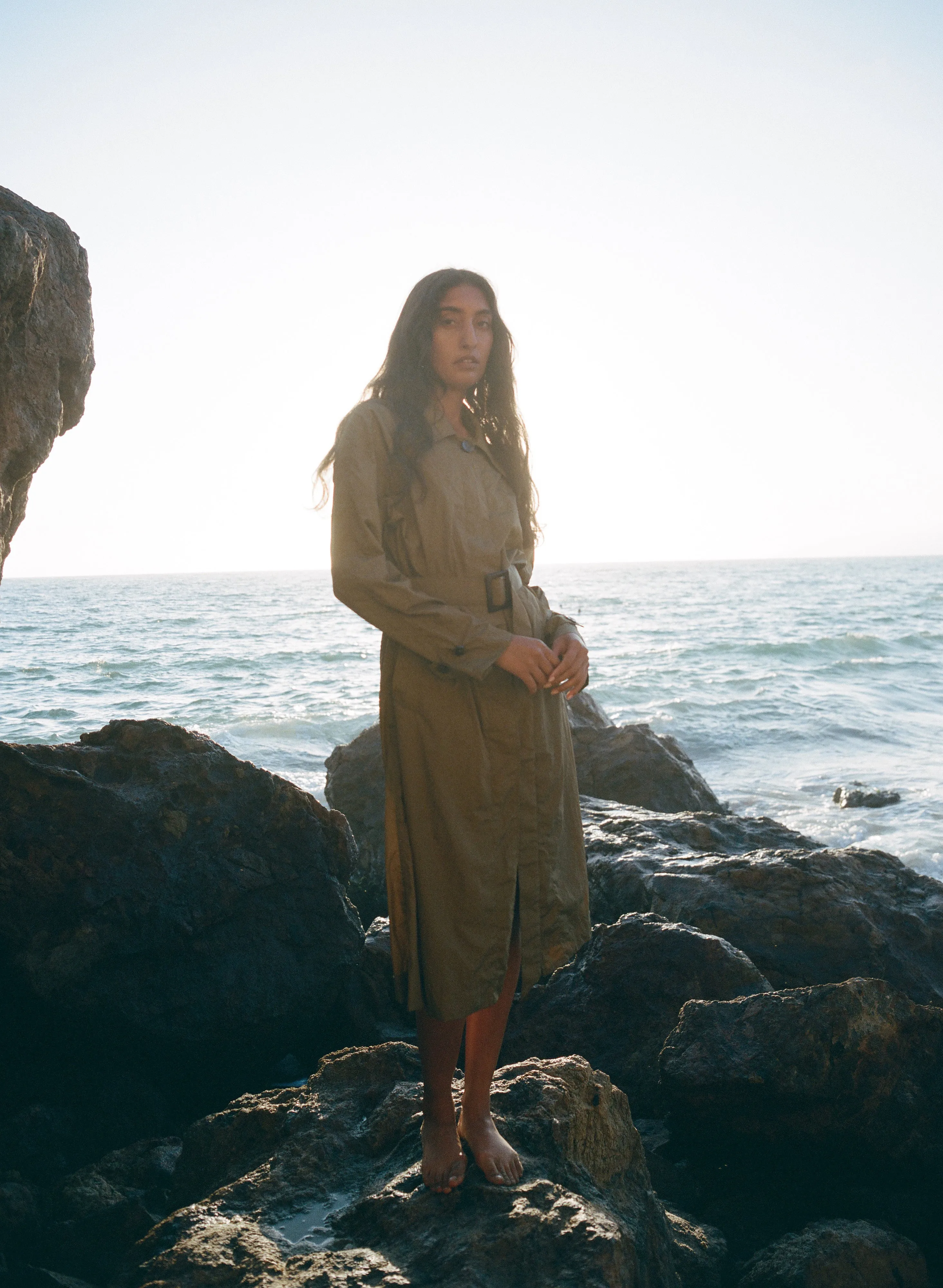 Vivienne Parachute Trench Olive sold by Pari Desai product image thumbnail 4