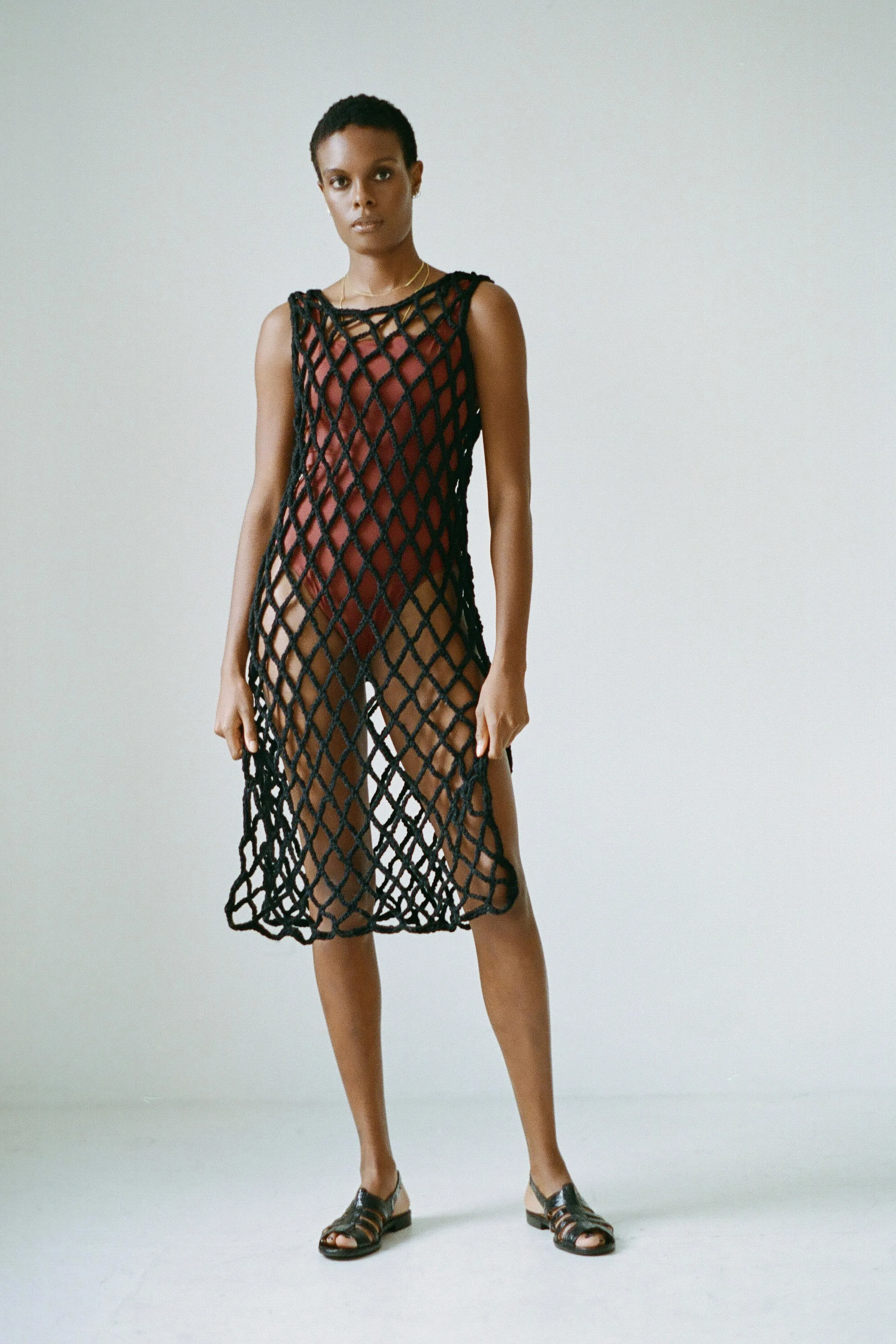 Almora Crochet Dress - Black sold by Pari Desai product image thumbnail 4