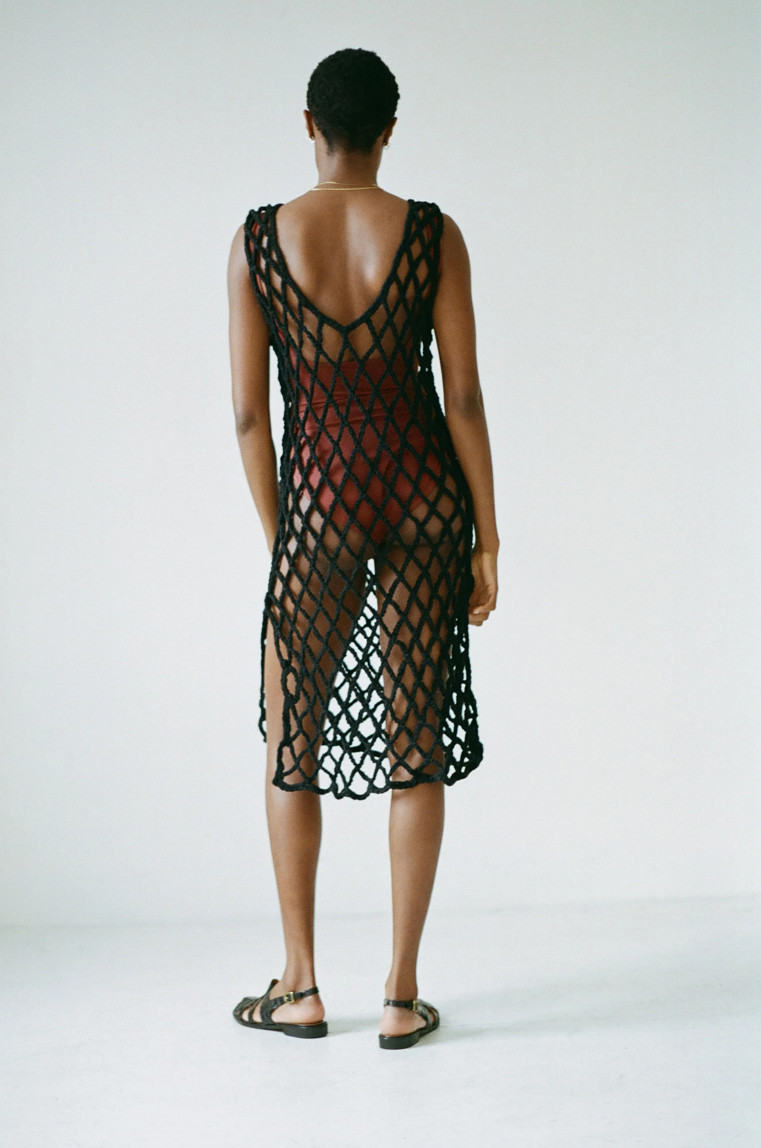 Almora Crochet Dress - Black sold by Pari Desai product image thumbnail 5