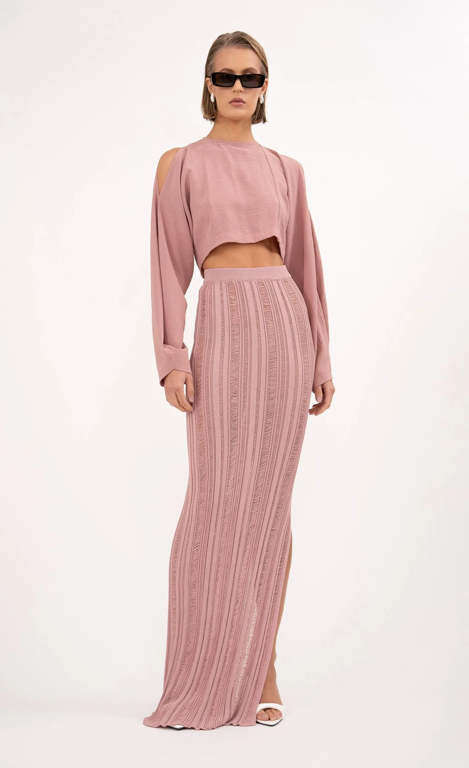 Lilia Skirt - Mauve sold by Nonchalant Label product image thumbnail 5