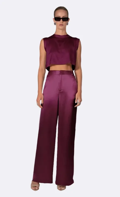 Esme Pant - Plum sold by Nonchalant Label