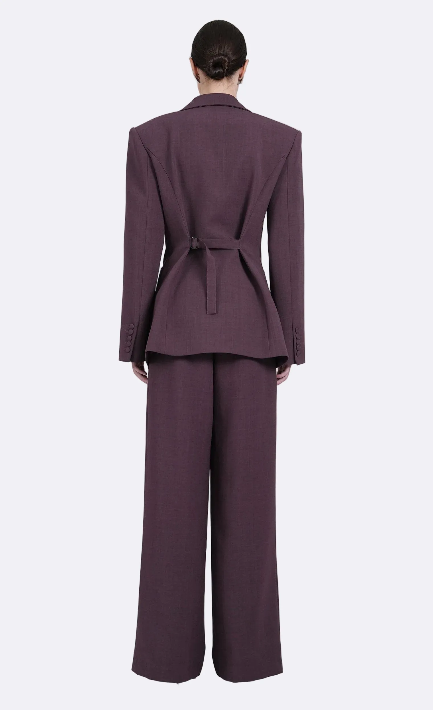 Aveline Blazer - Plum sold by Nonchalant Label product image thumbnail 4