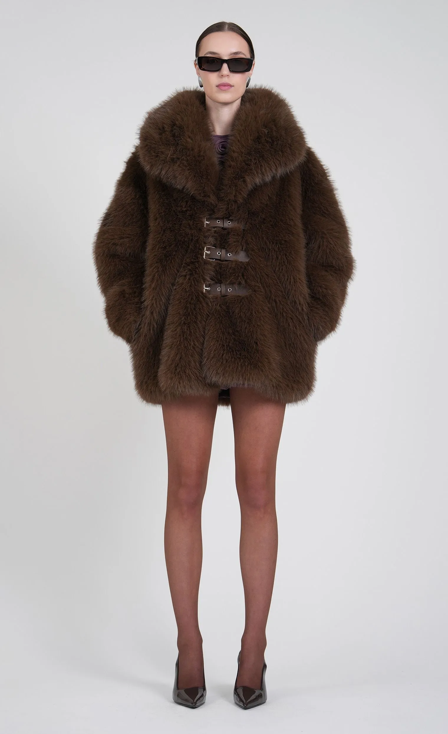 Oslo Faux Fur Jacket sold by Nonchalant Label product image thumbnail 4