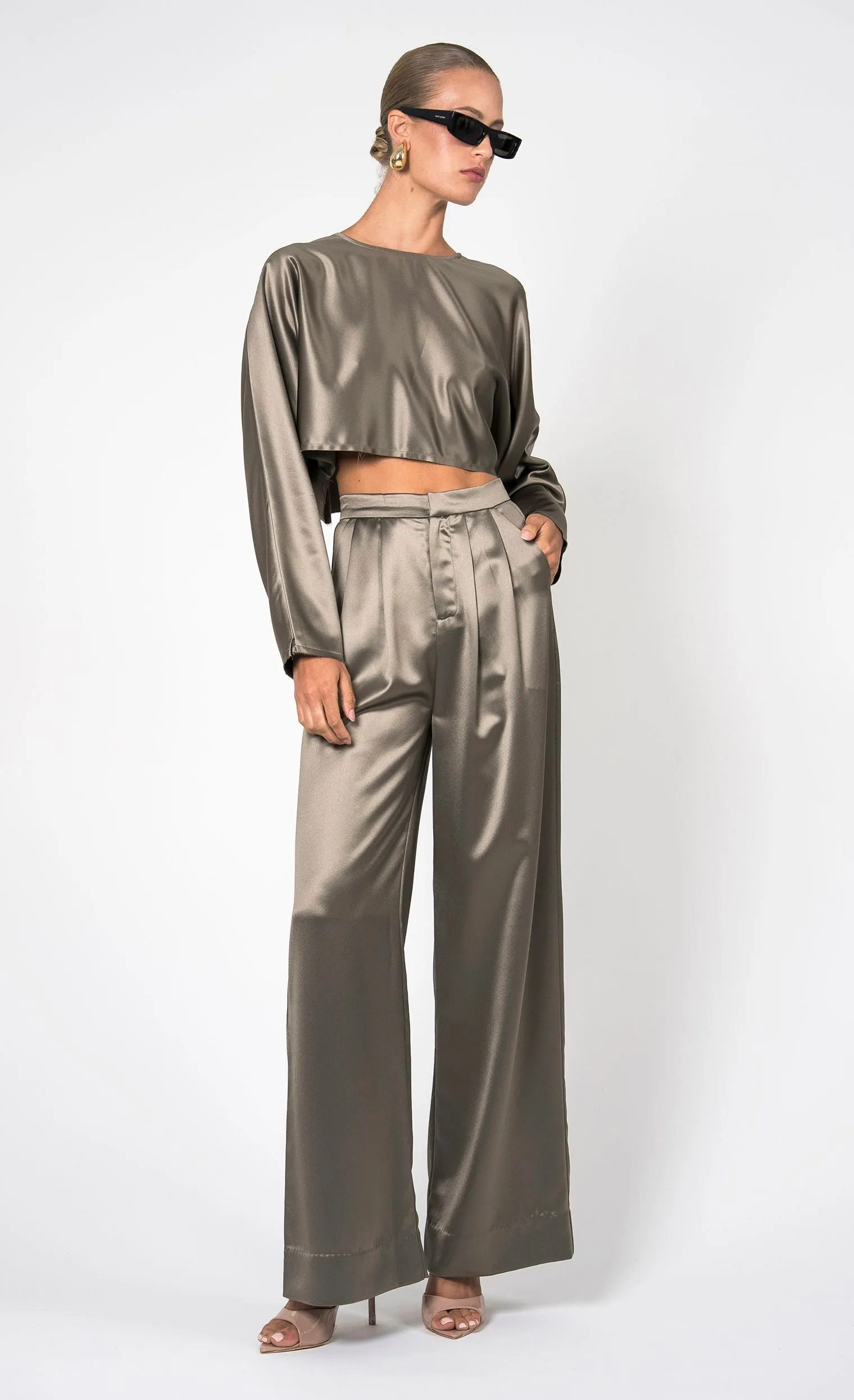 Paris Pant - Moss sold by Nonchalant Label