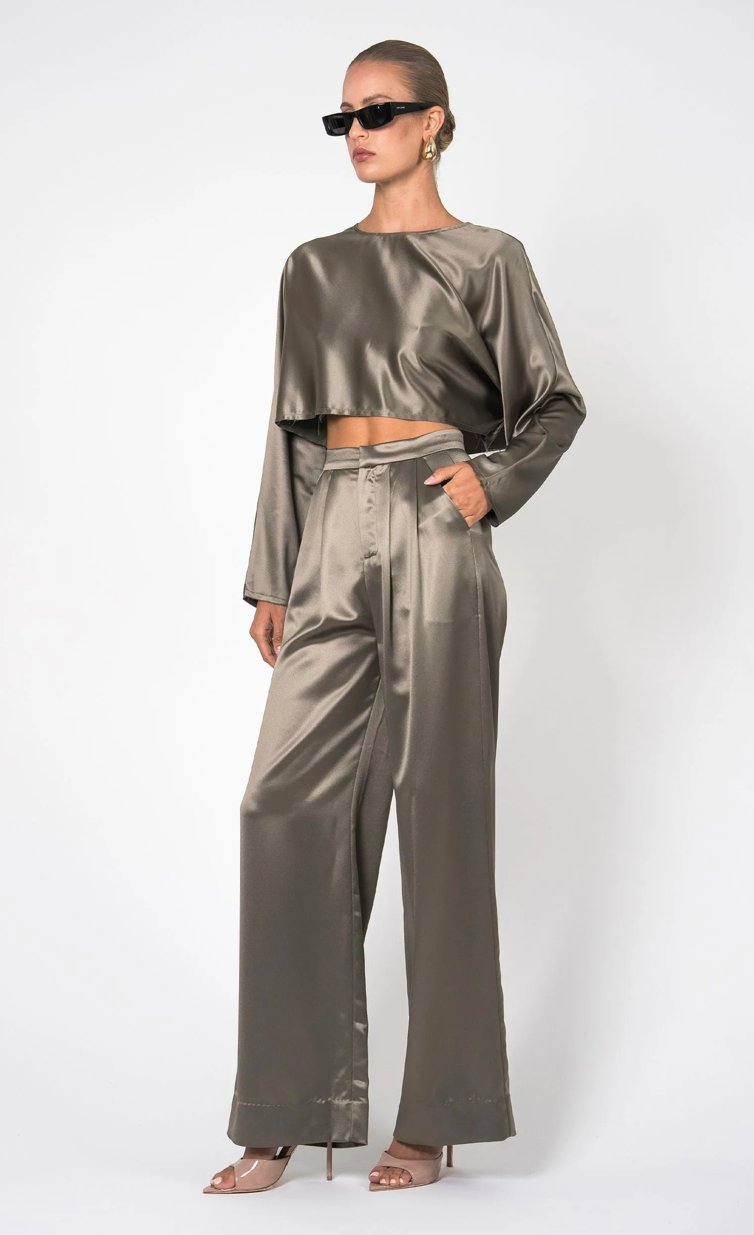 Paris Pant - Moss sold by Nonchalant Label product image thumbnail 3