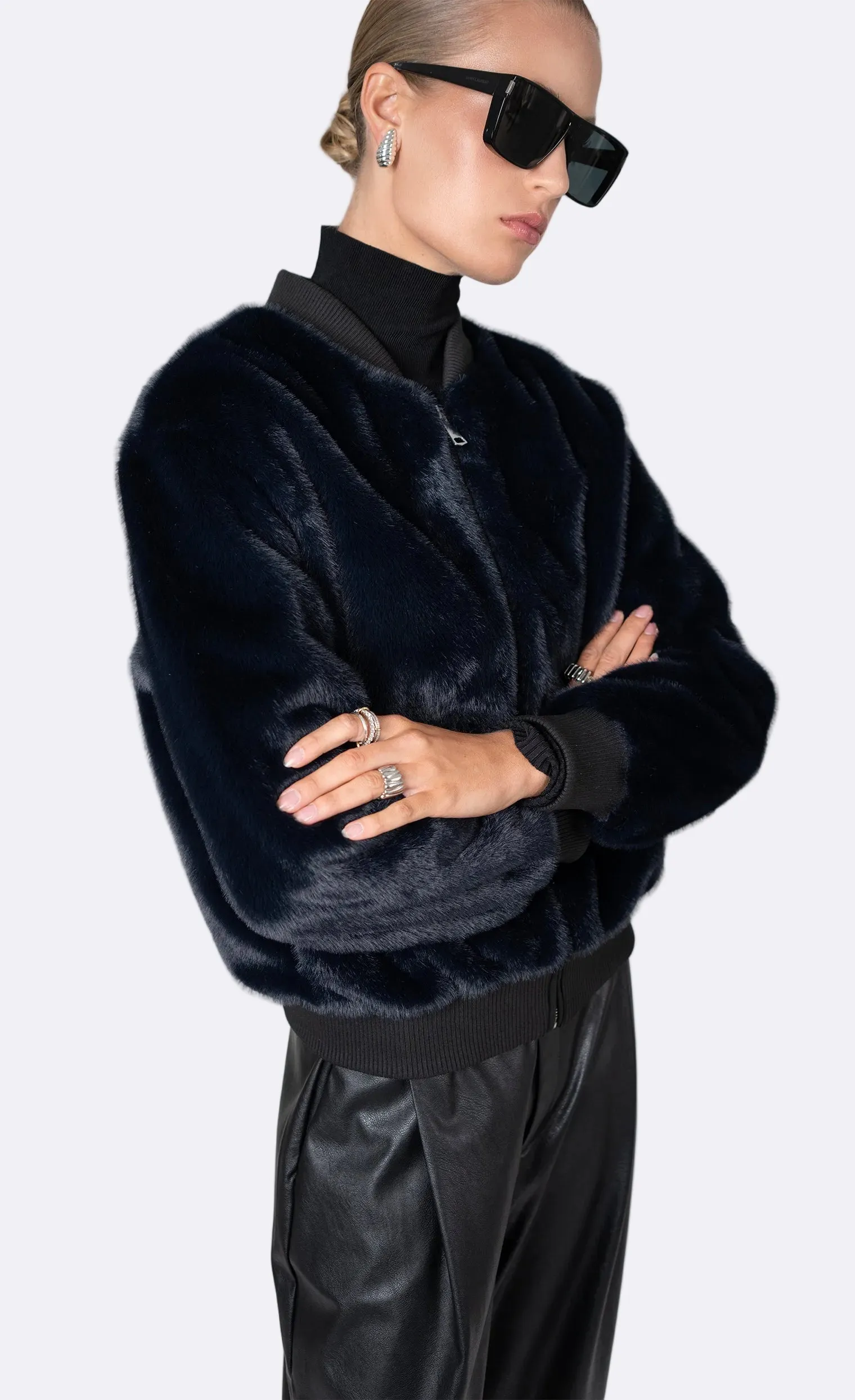 Aurelia Faux Fur Jacket sold by Nonchalant Label