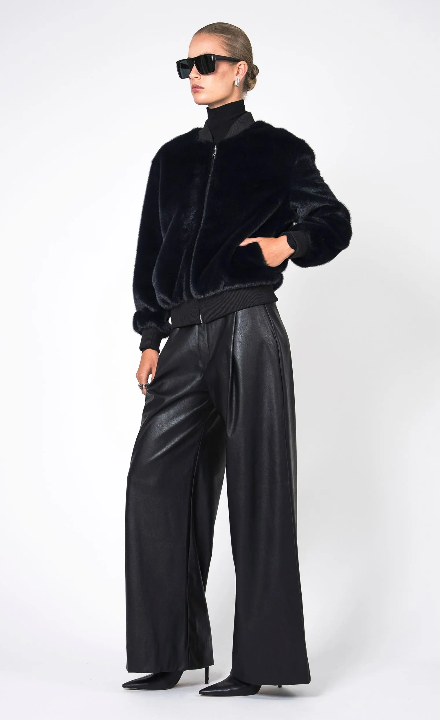 Aurelia Faux Fur Jacket sold by Nonchalant Label product image thumbnail 3