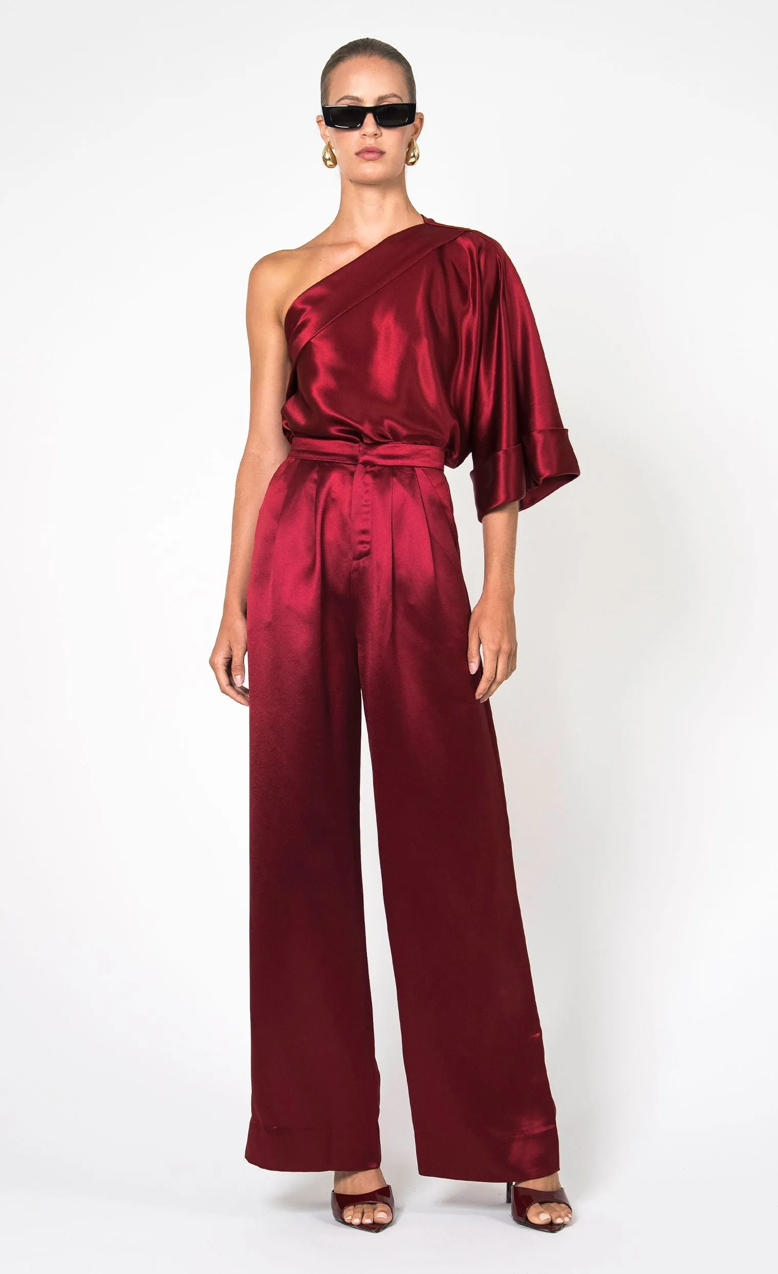 Paris Pant - Bordeaux sold by Nonchalant Label product image thumbnail 4