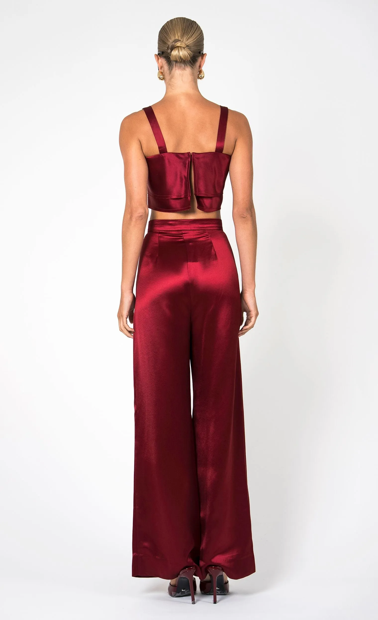 Paris Pant - Bordeaux sold by Nonchalant Label product image thumbnail 3