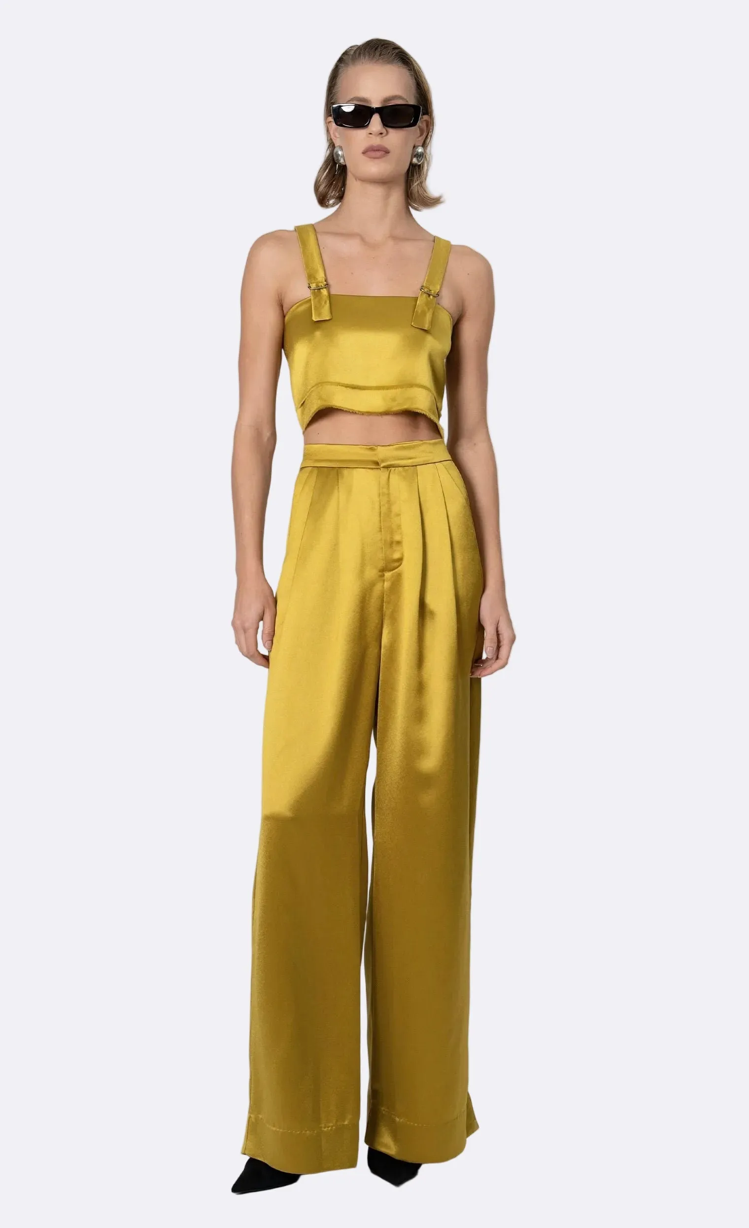 Astrid Crop - Ochre sold by Nonchalant Label product image thumbnail 2