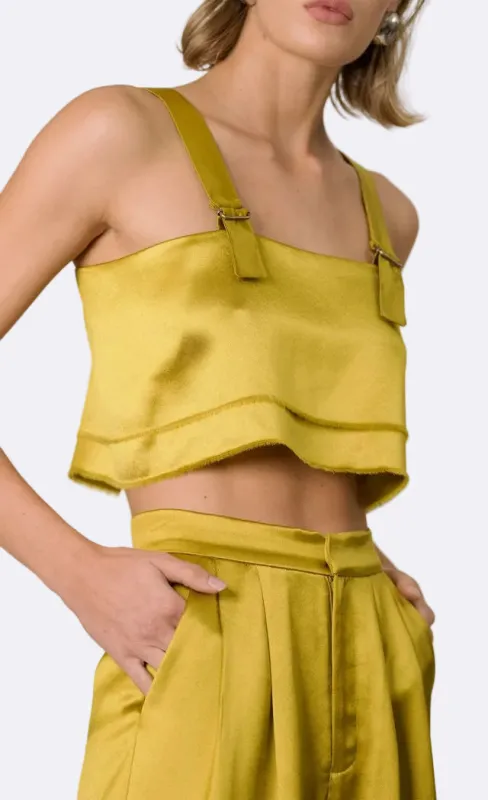 Astrid Crop - Ochre made by Nonchalant Label