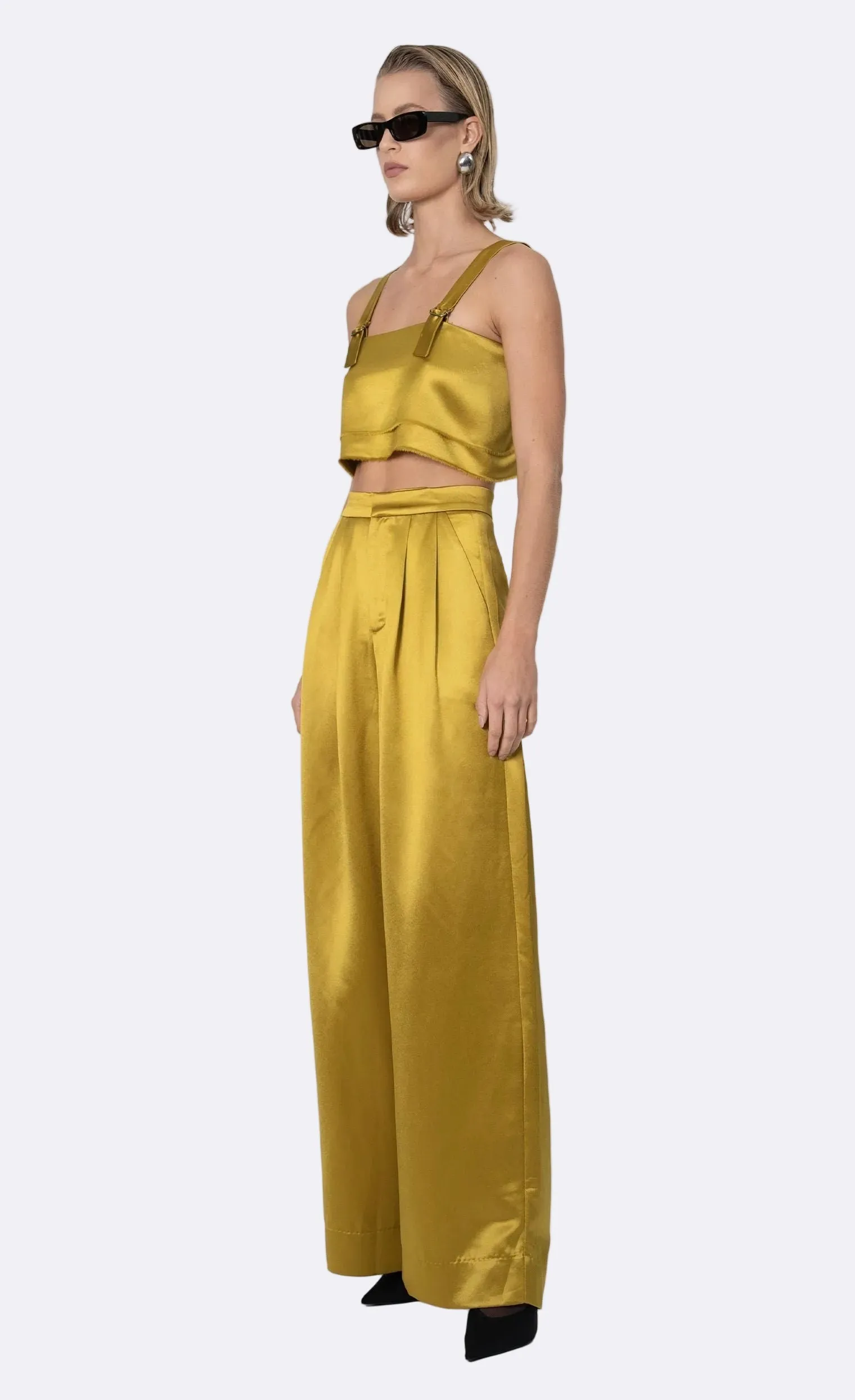Astrid Crop - Ochre sold by Nonchalant Label product image thumbnail 3