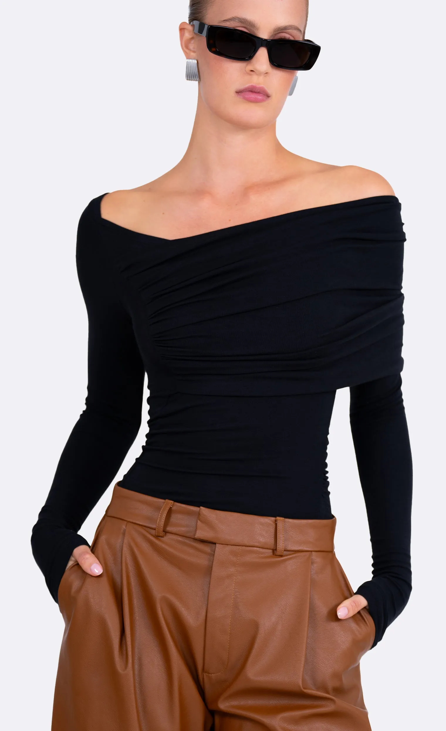 Maple Top - Black sold by Nonchalant Label