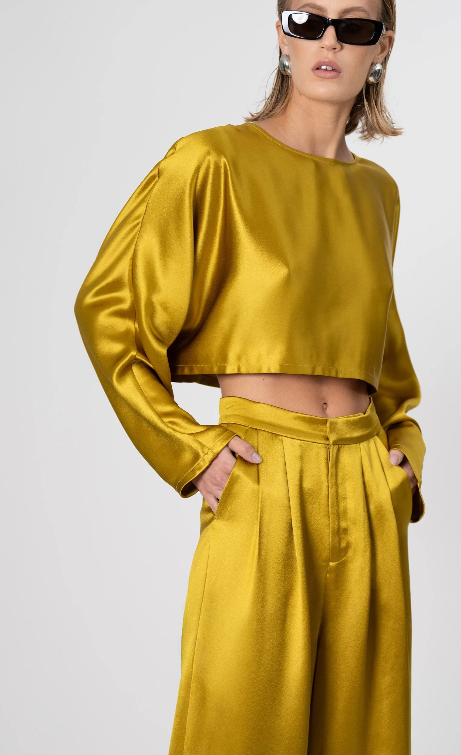 Emmy Blouse - Ochre sold by Nonchalant Label product image thumbnail 4