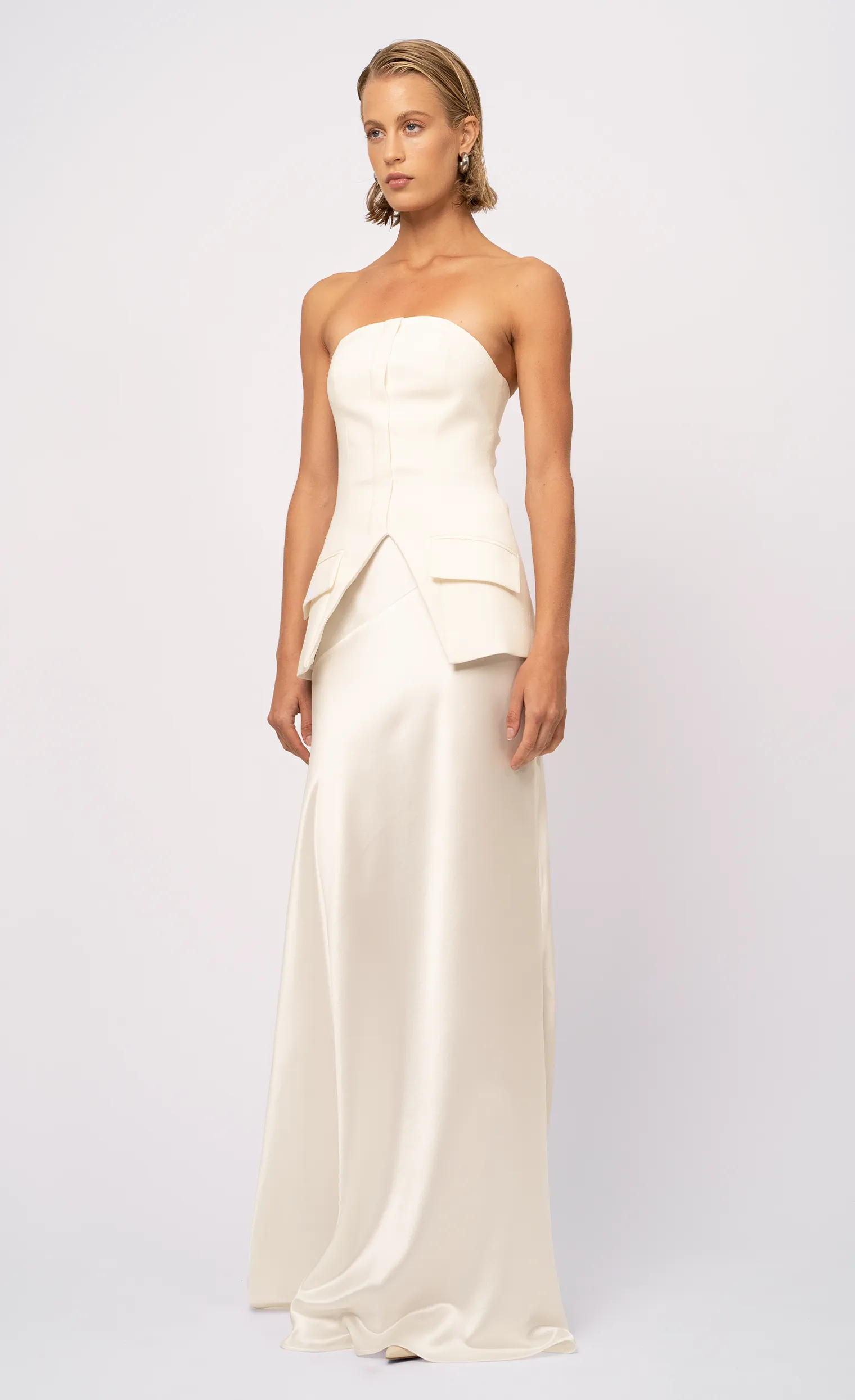 Lara Maxi Skirt - White sold by Nonchalant Label product image thumbnail 3