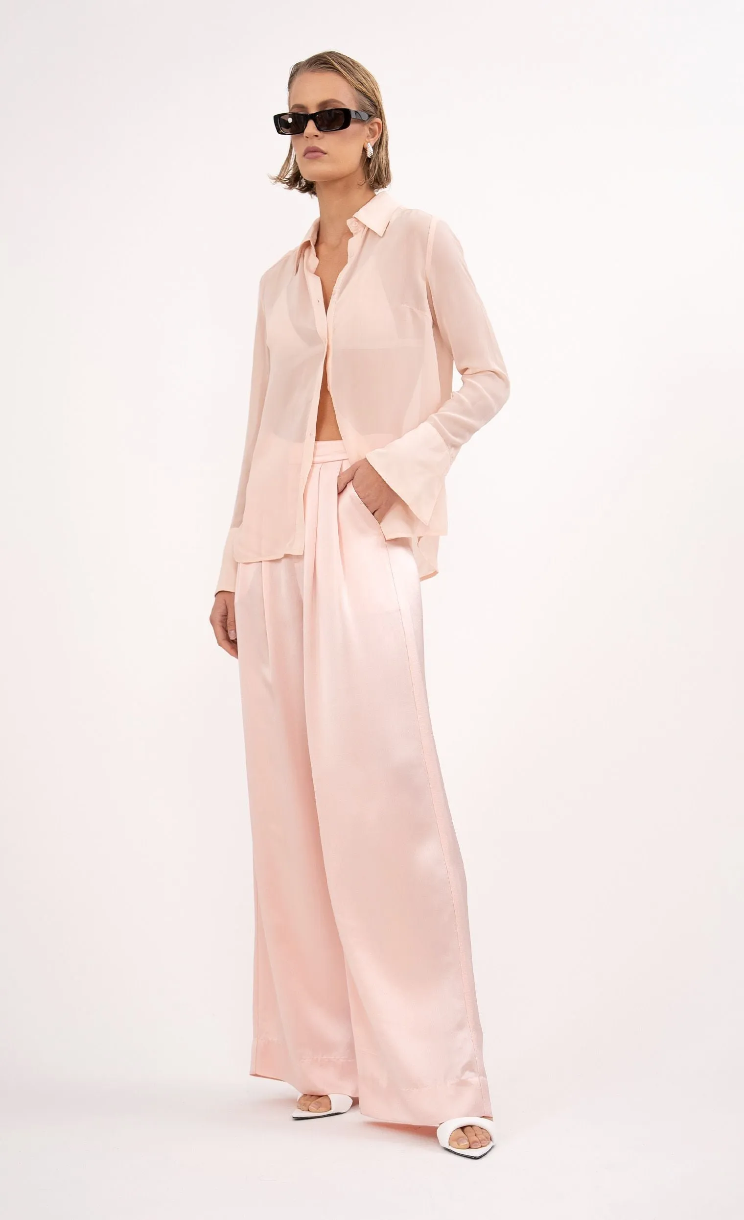 Paris Pant - Pastel Pink sold by Nonchalant Label product image thumbnail 5