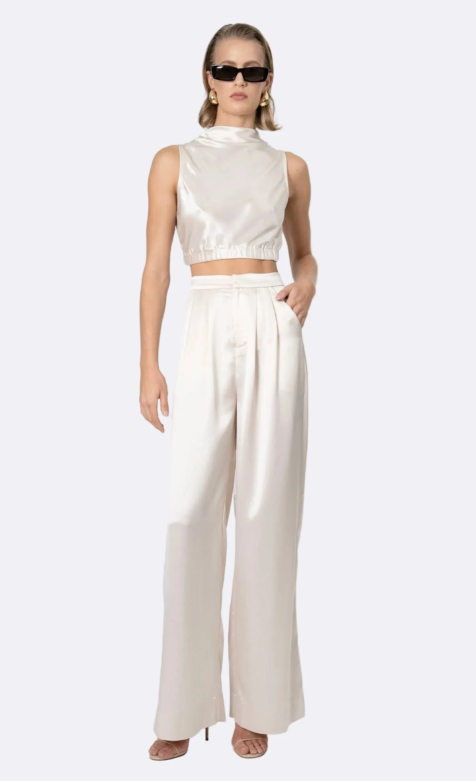 Reese Crop - Champagne sold by Nonchalant Label product image thumbnail 2
