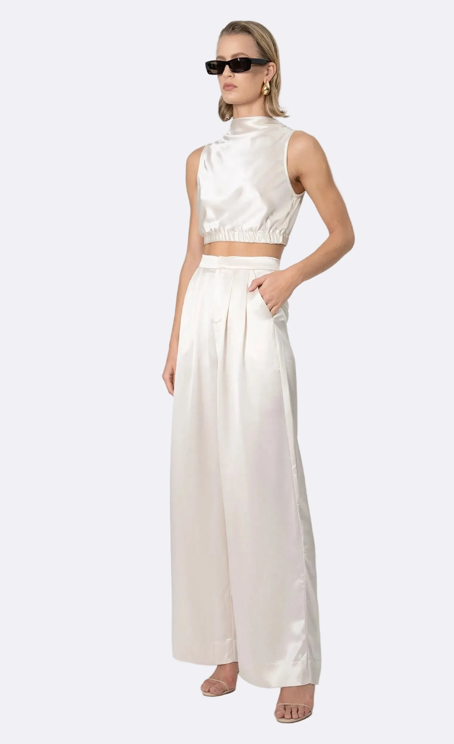 Reese Crop - Champagne sold by Nonchalant Label product image thumbnail 4