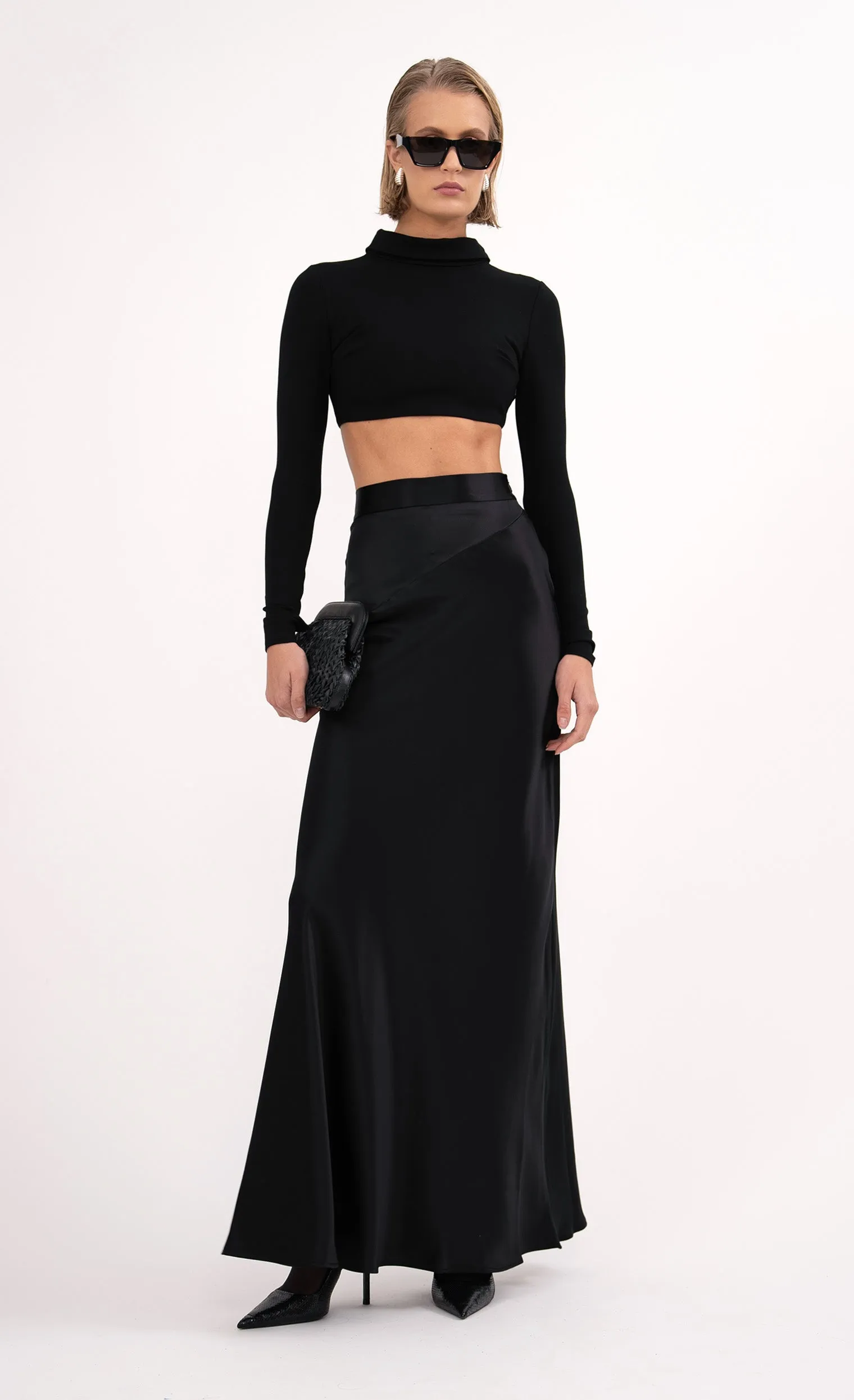 Lara Maxi Skirt - Black sold by Nonchalant Label product image thumbnail 2