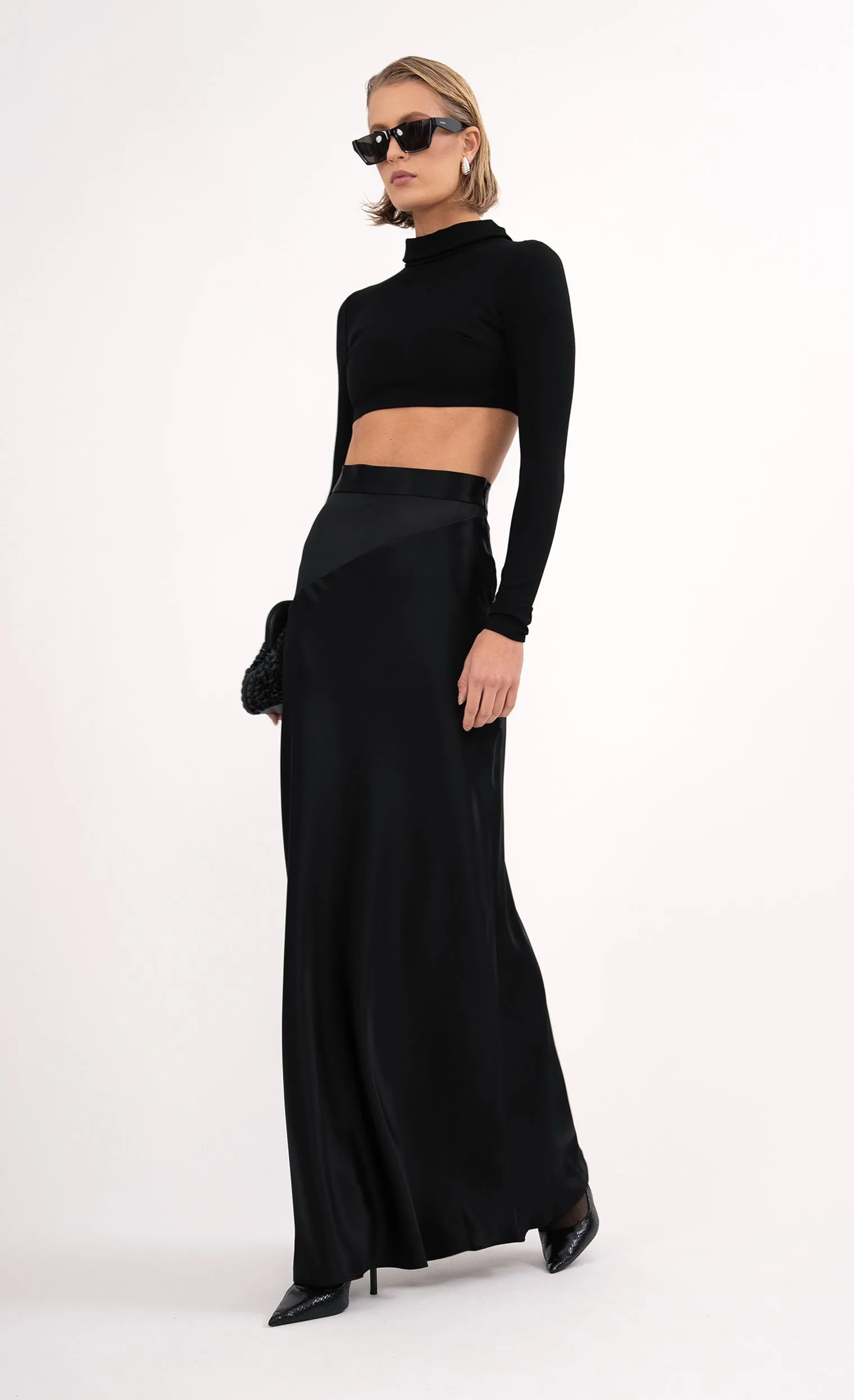 Lara Maxi Skirt - Black sold by Nonchalant Label product image thumbnail 5