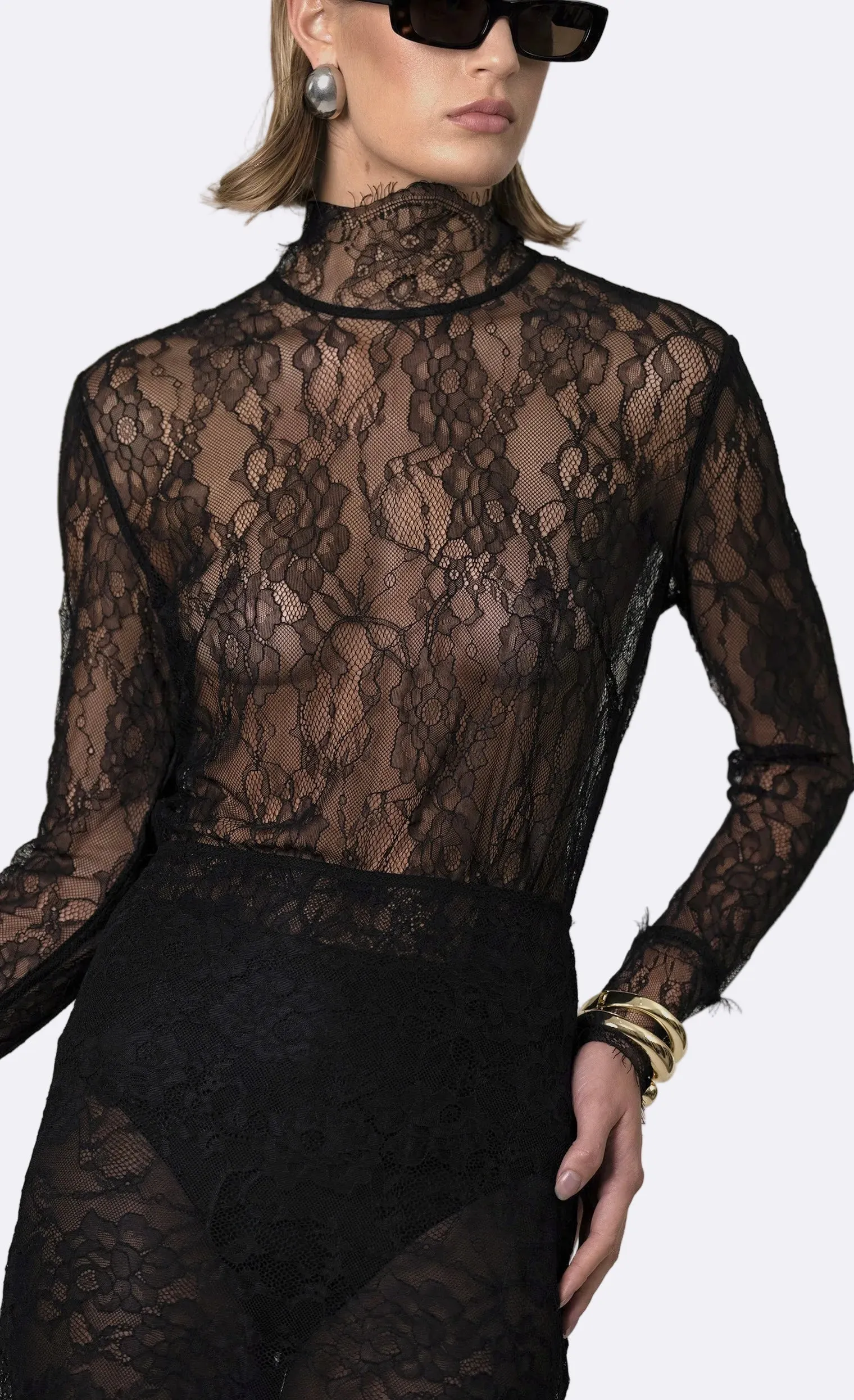 Mary Lace Top sold by Nonchalant Label