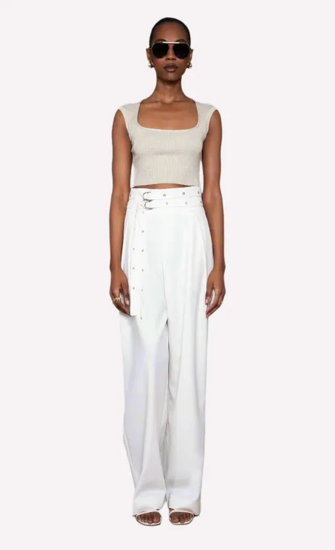 Demi Crop - Bone sold by Nonchalant Label