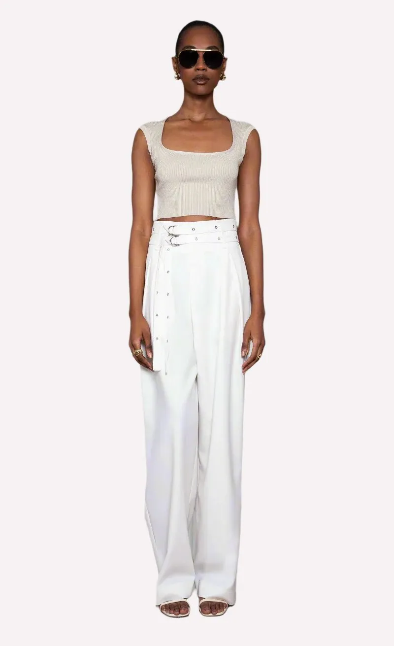 Demi Crop - Bone sold by Nonchalant Label