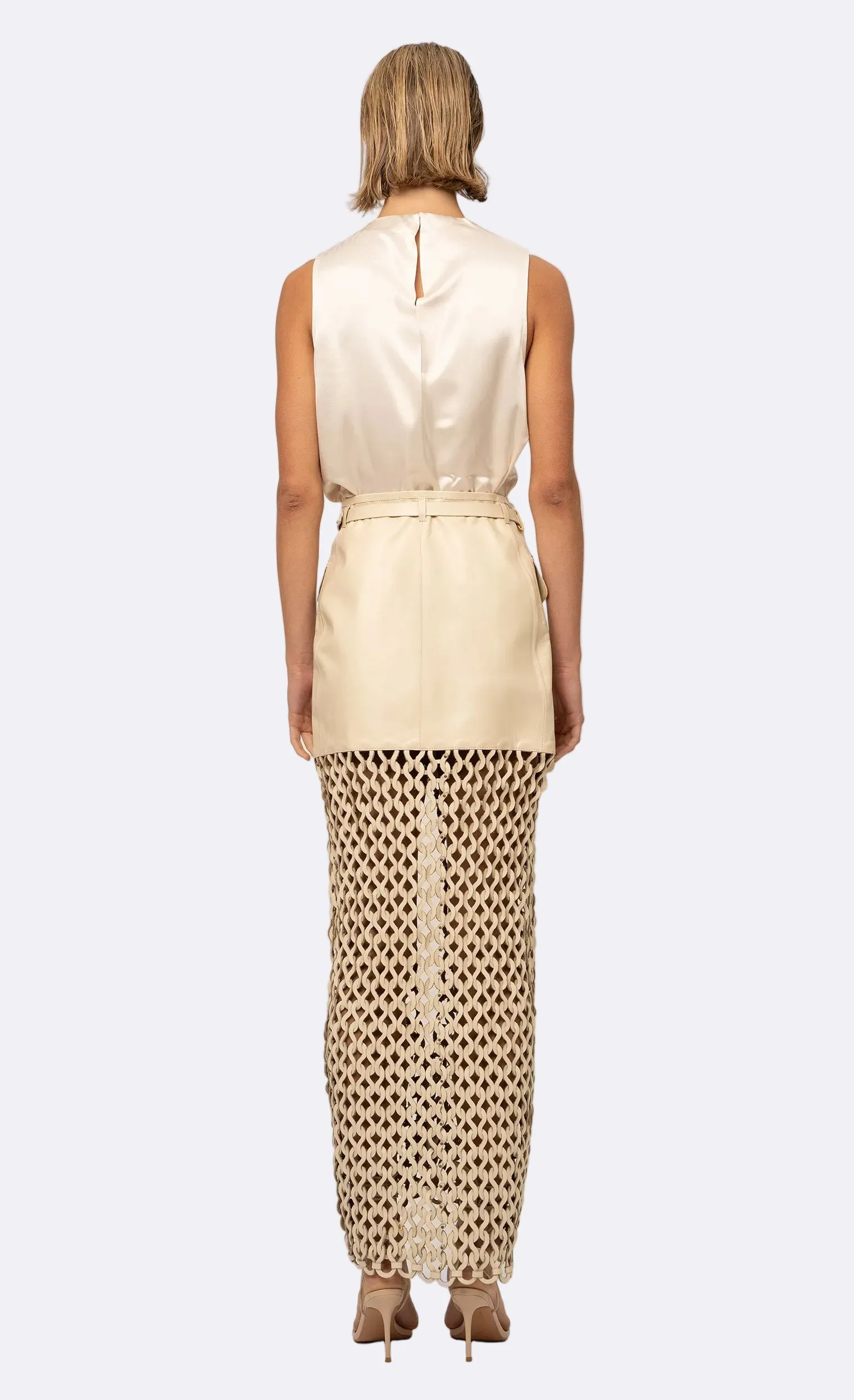 Kallan Skirt - Creme sold by Nonchalant Label product image thumbnail 3