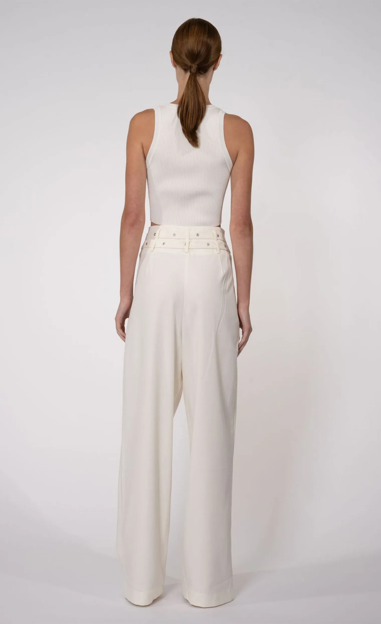 Eve Crop - White sold by Nonchalant Label product image thumbnail 3