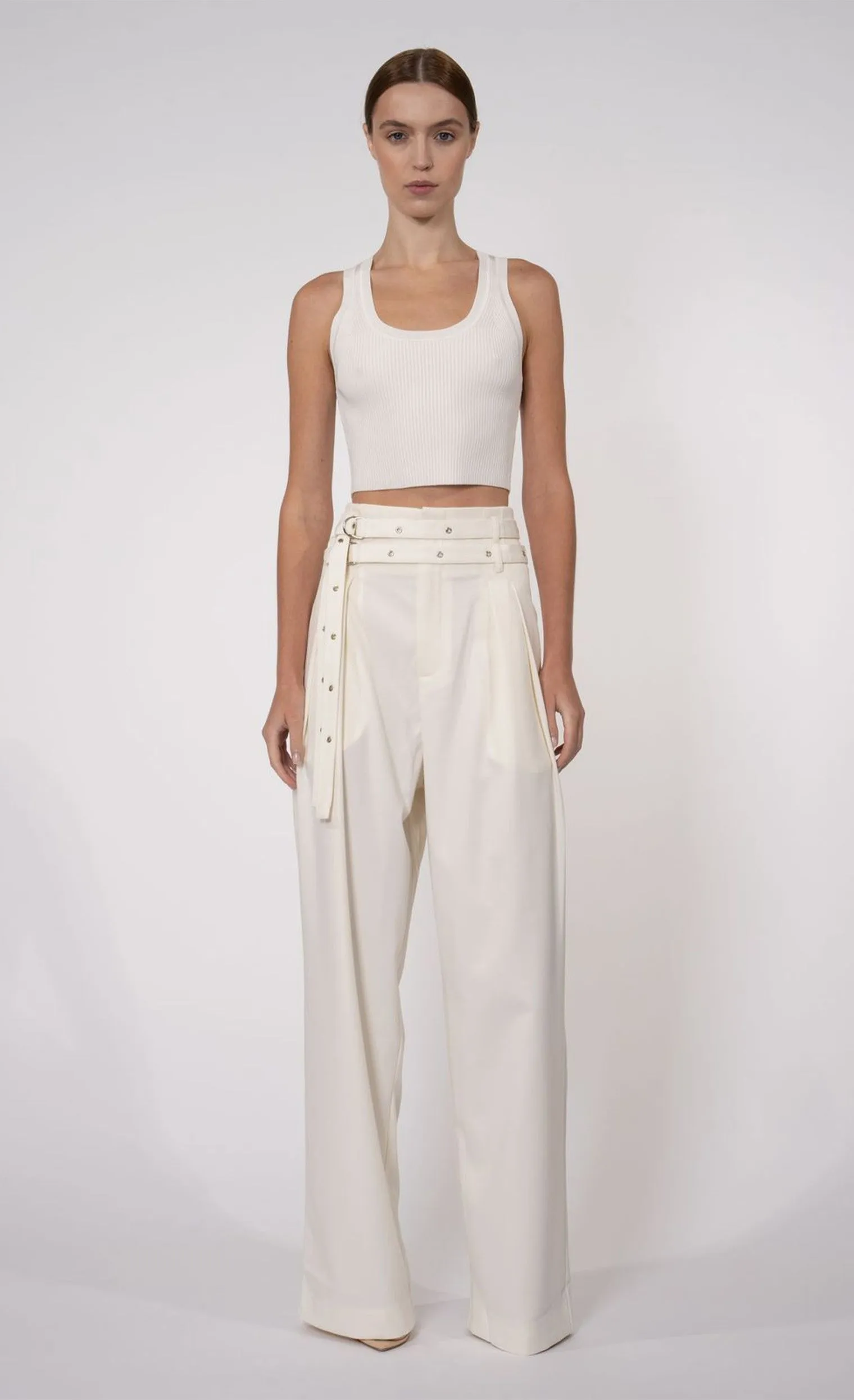 Eve Crop - White sold by Nonchalant Label