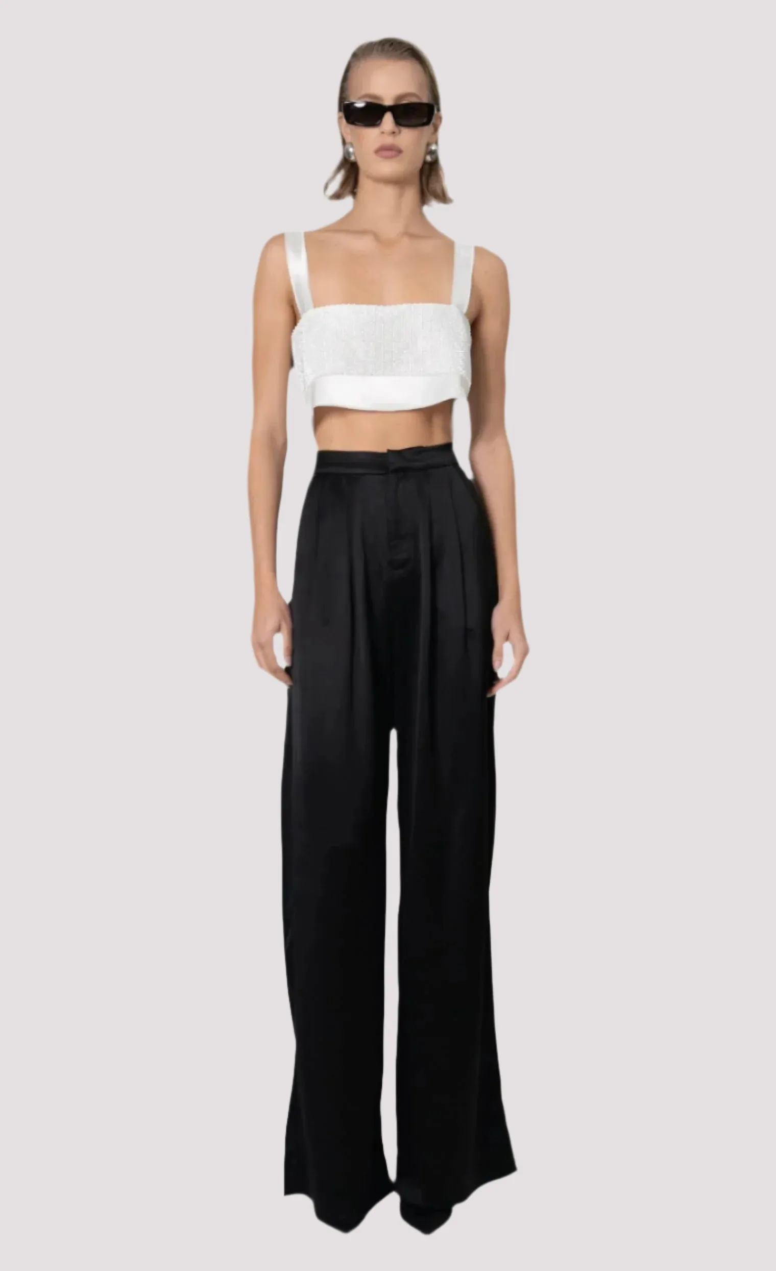 Capri Crop - White sold by Nonchalant Label product image thumbnail 2